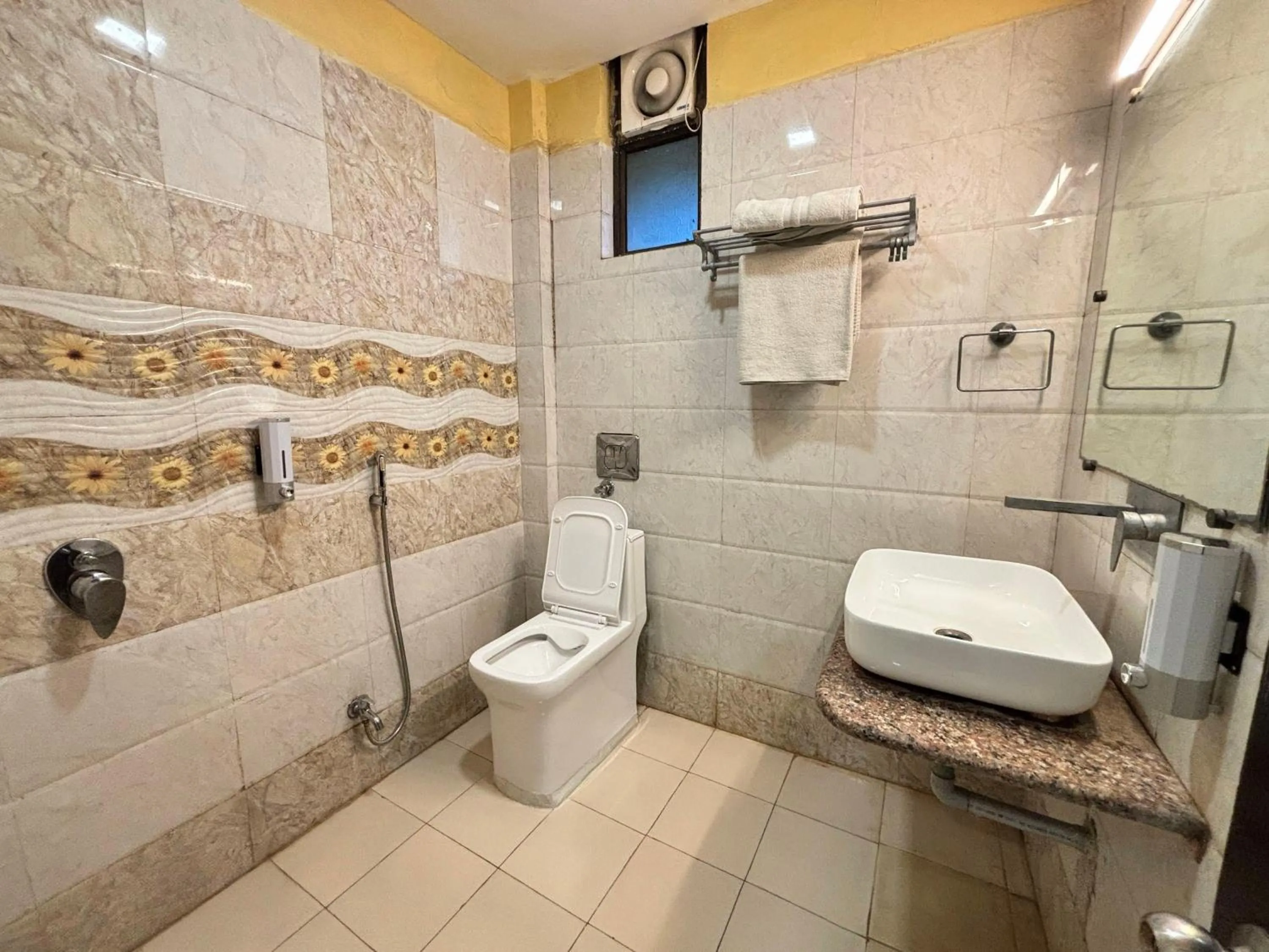 Shower in Hotel Wardhman