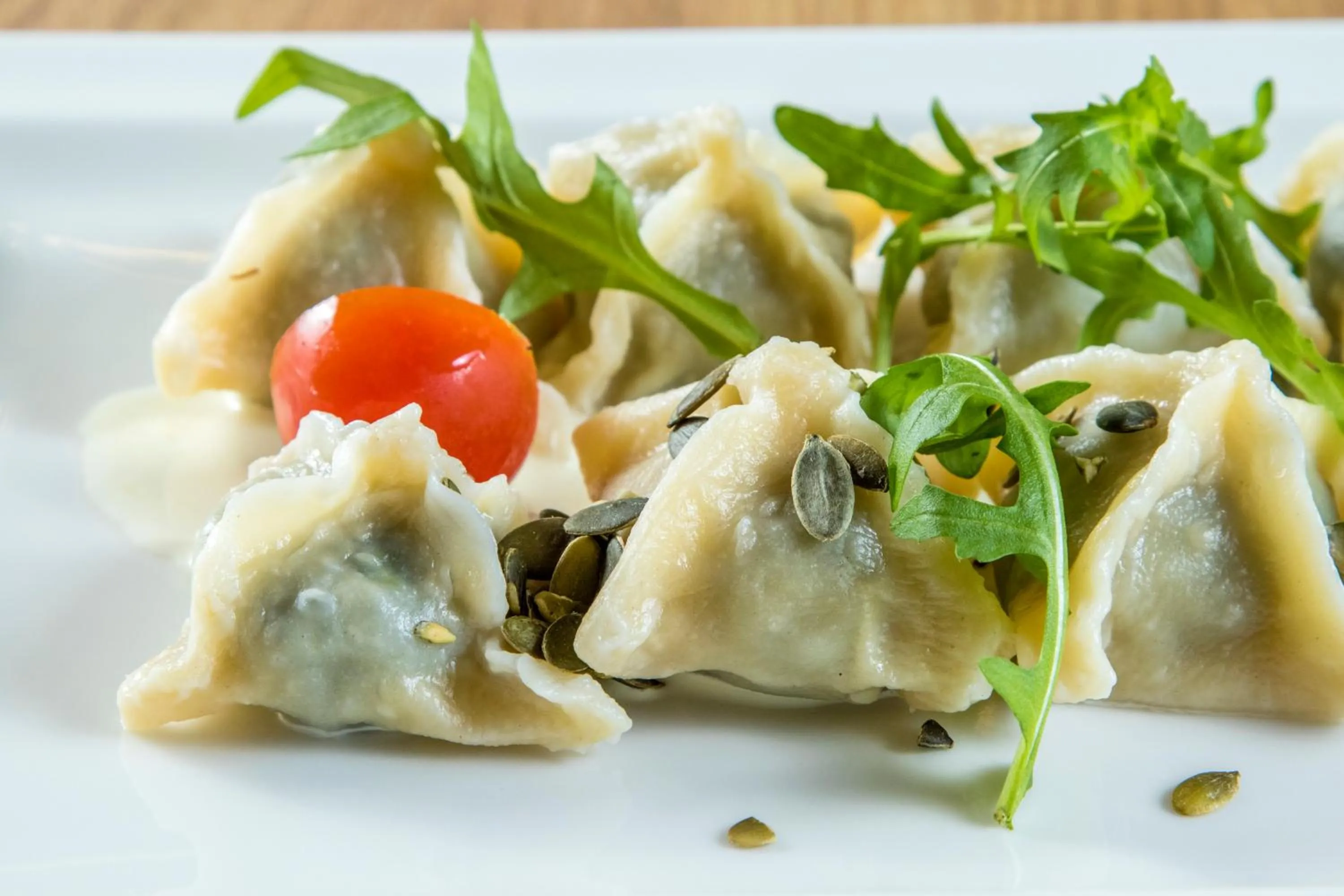 Food close-up in Hotel Logos