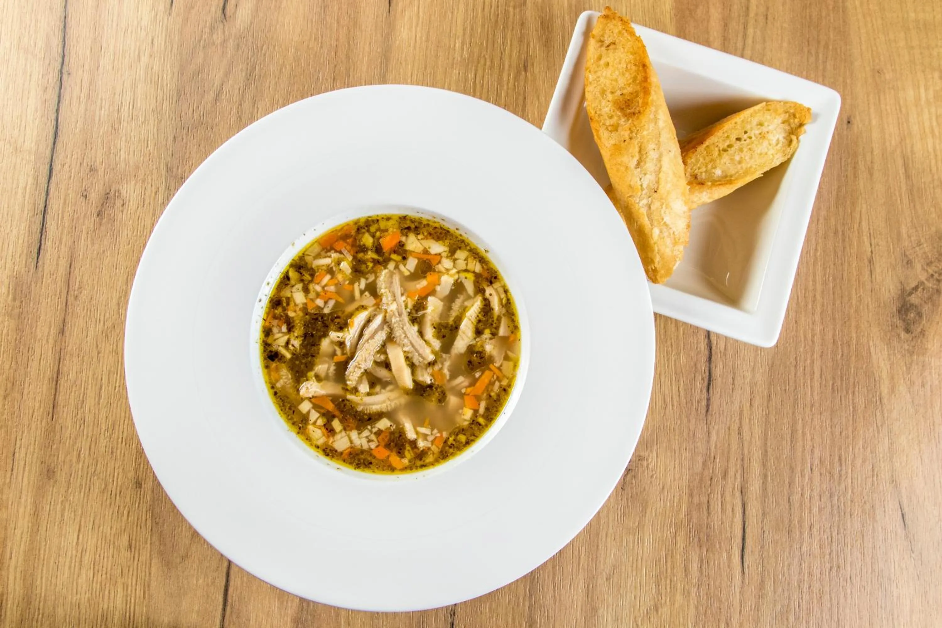 Food close-up in Hotel Logos