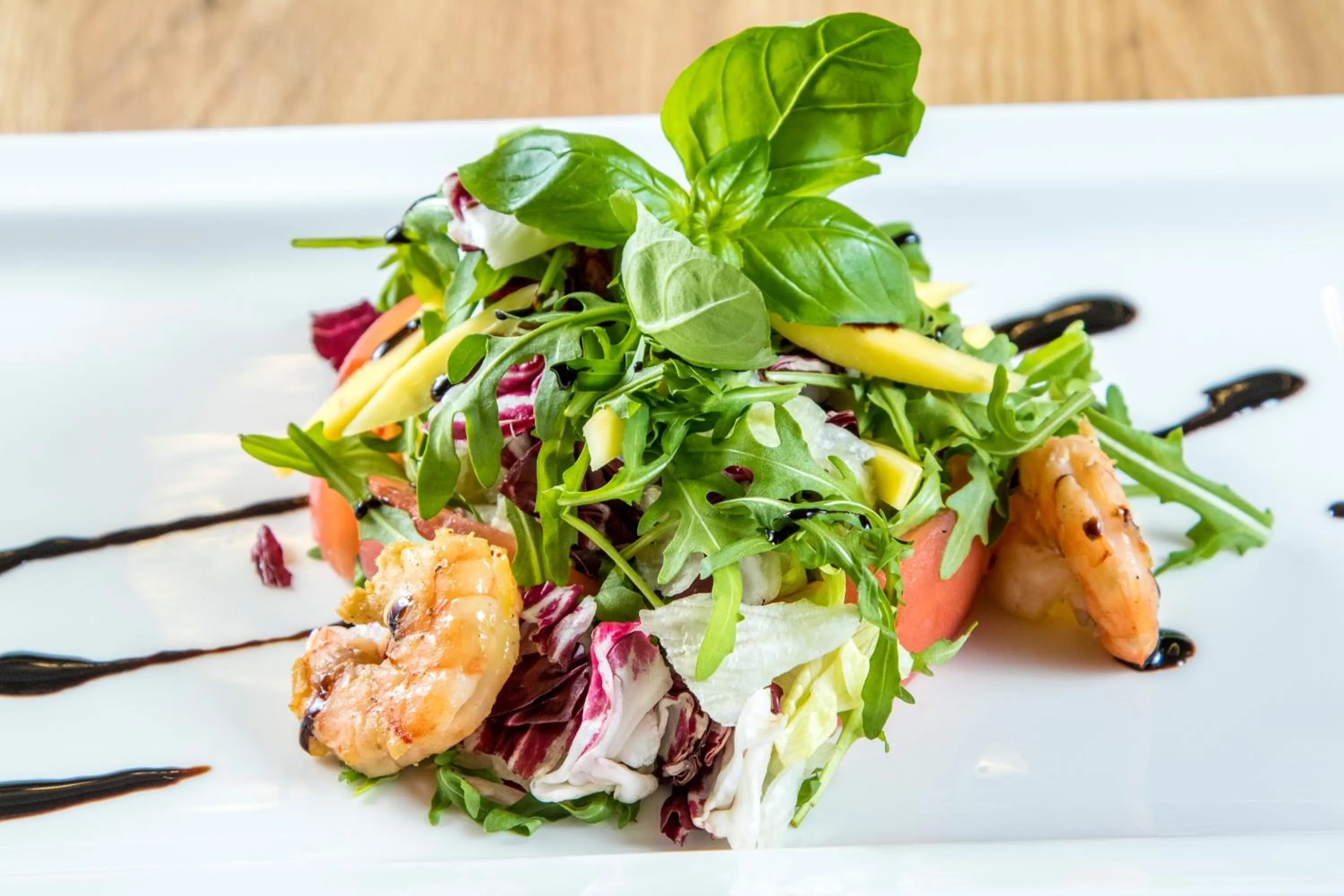 Food close-up in Hotel Logos