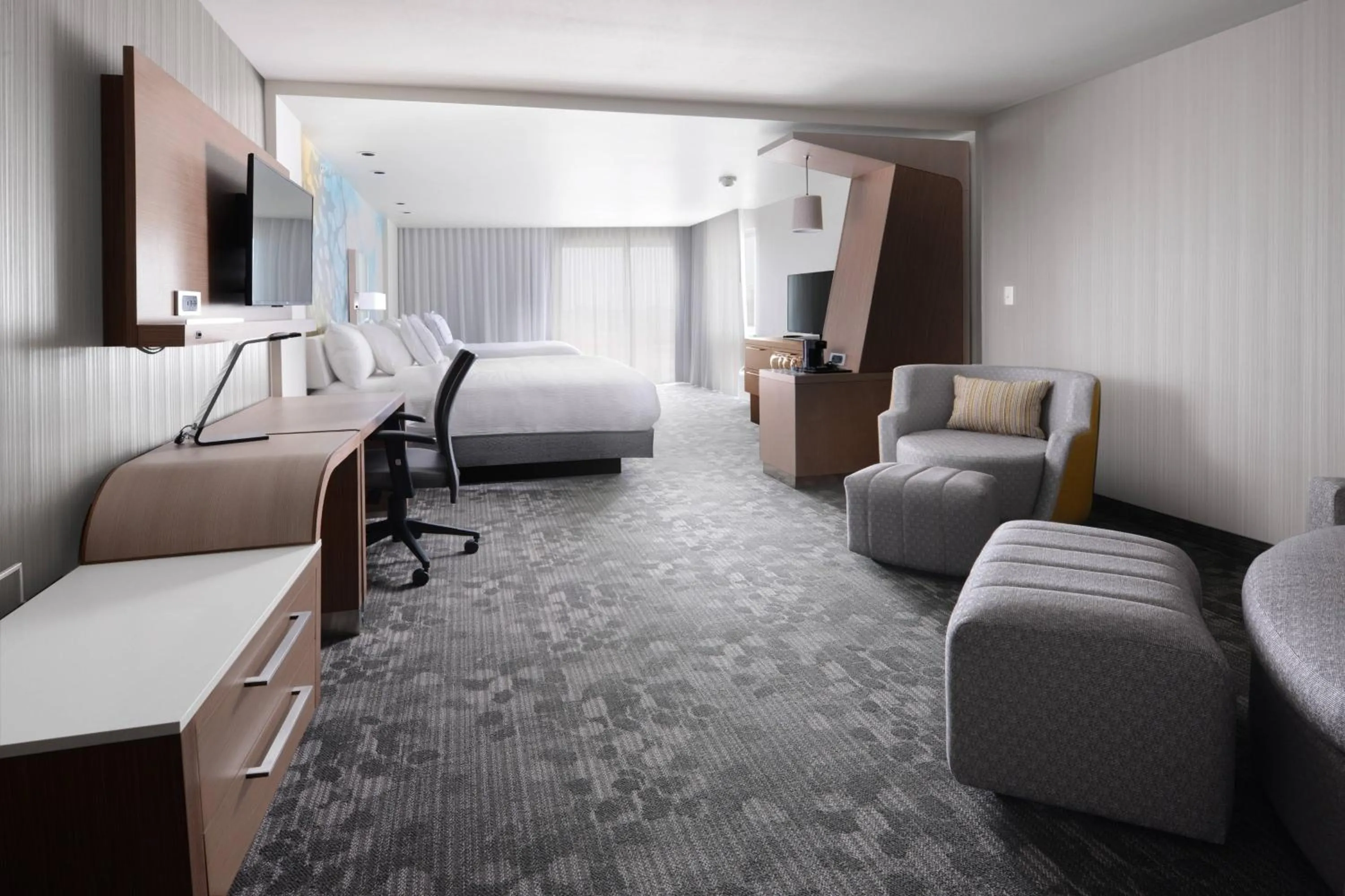 Photo of the whole room, Bed in Courtyard by Marriott Dallas Plano/The Colony