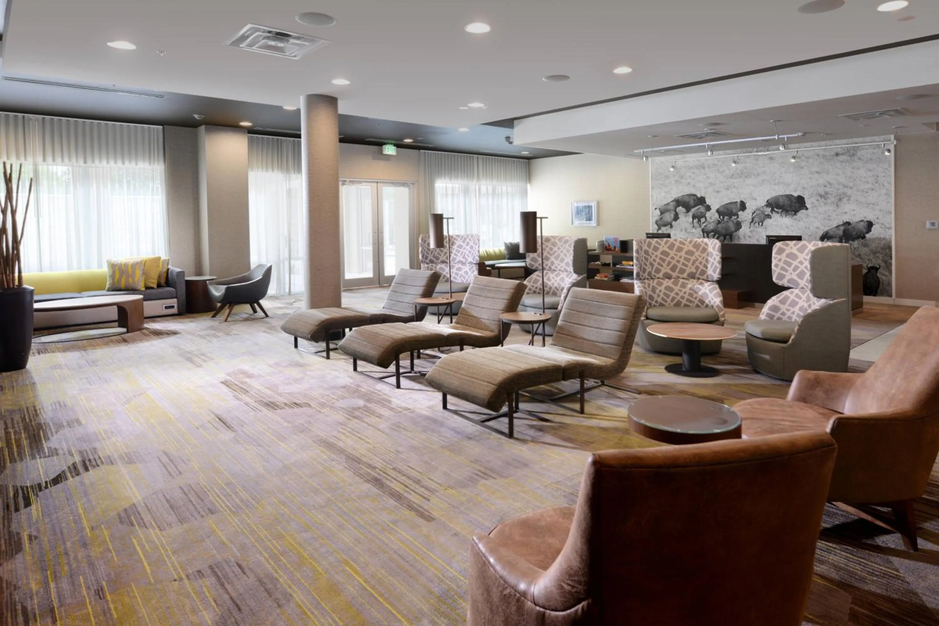 Lobby or reception in Courtyard by Marriott Dallas Plano/The Colony