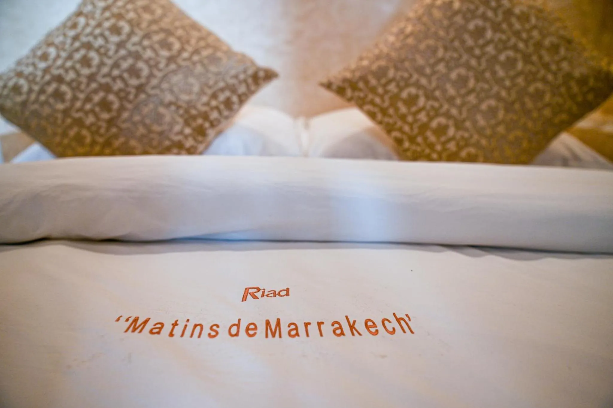 Bed in Riad Matins De Marrakech