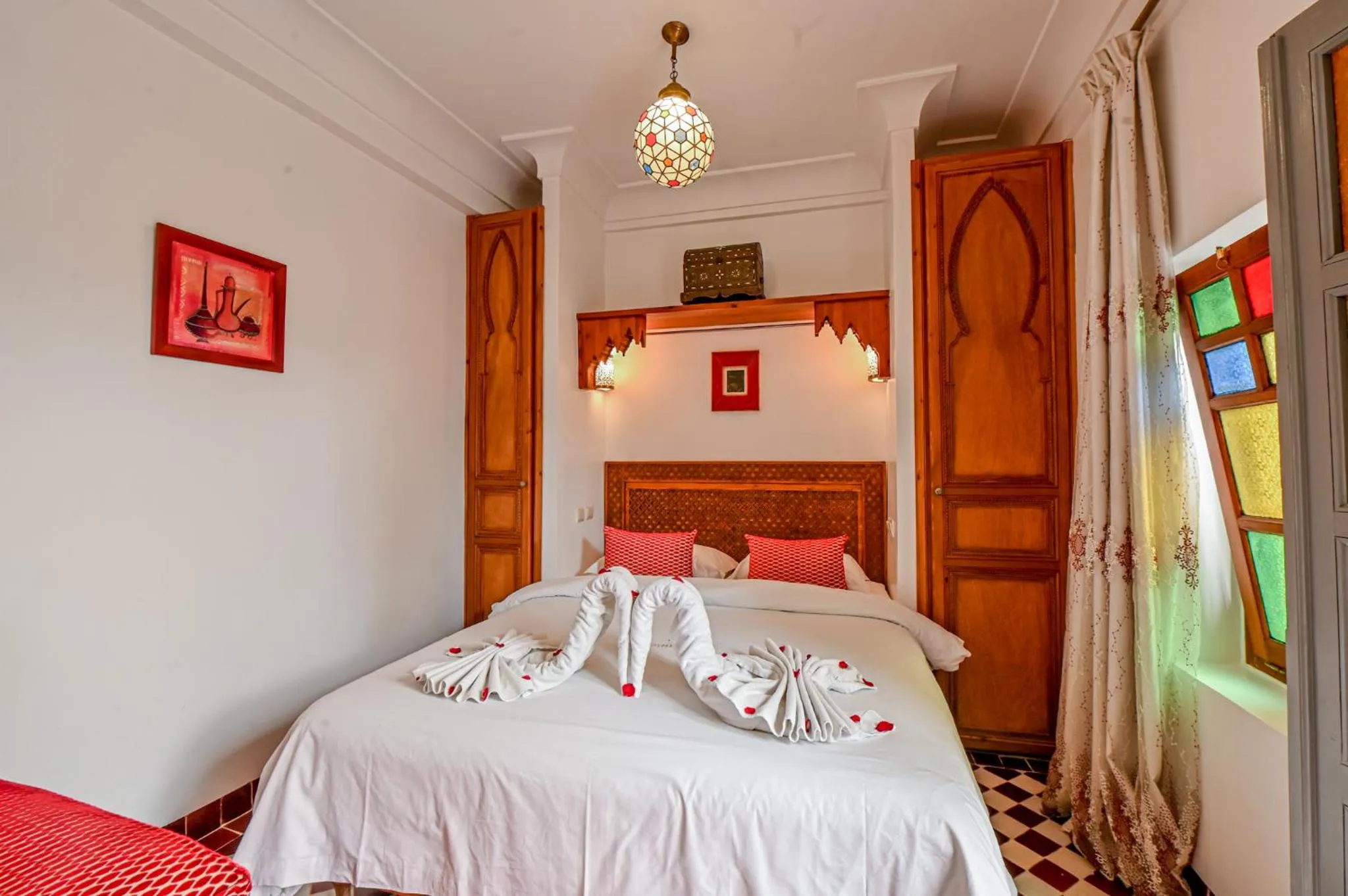 Bedroom, Bed in Riad Matins De Marrakech
