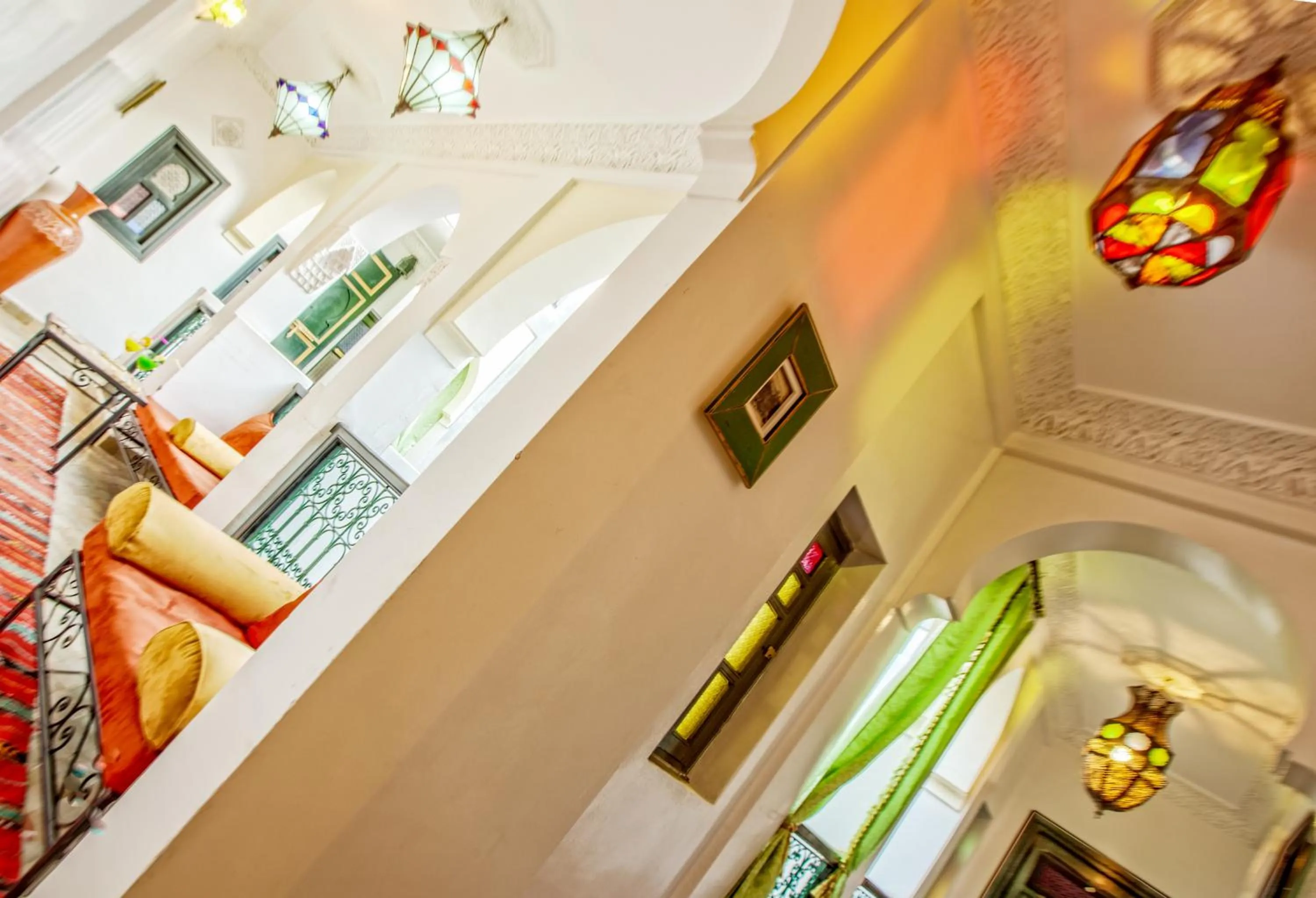 Seating area in Riad Matins De Marrakech