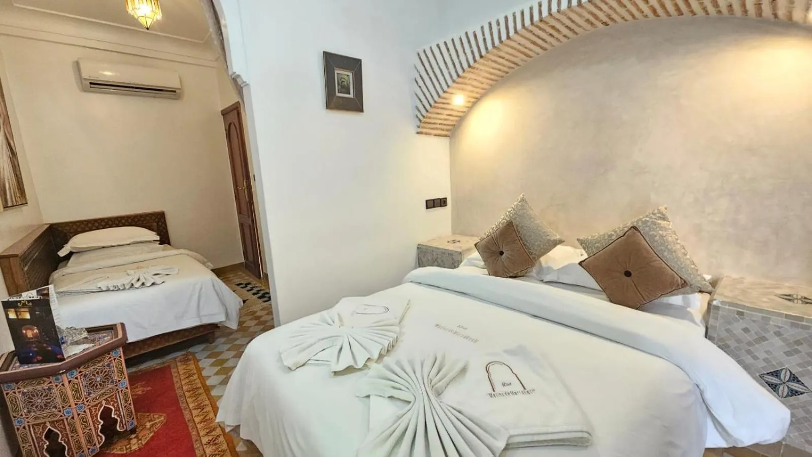 Bedroom, Bed in Riad Matins De Marrakech