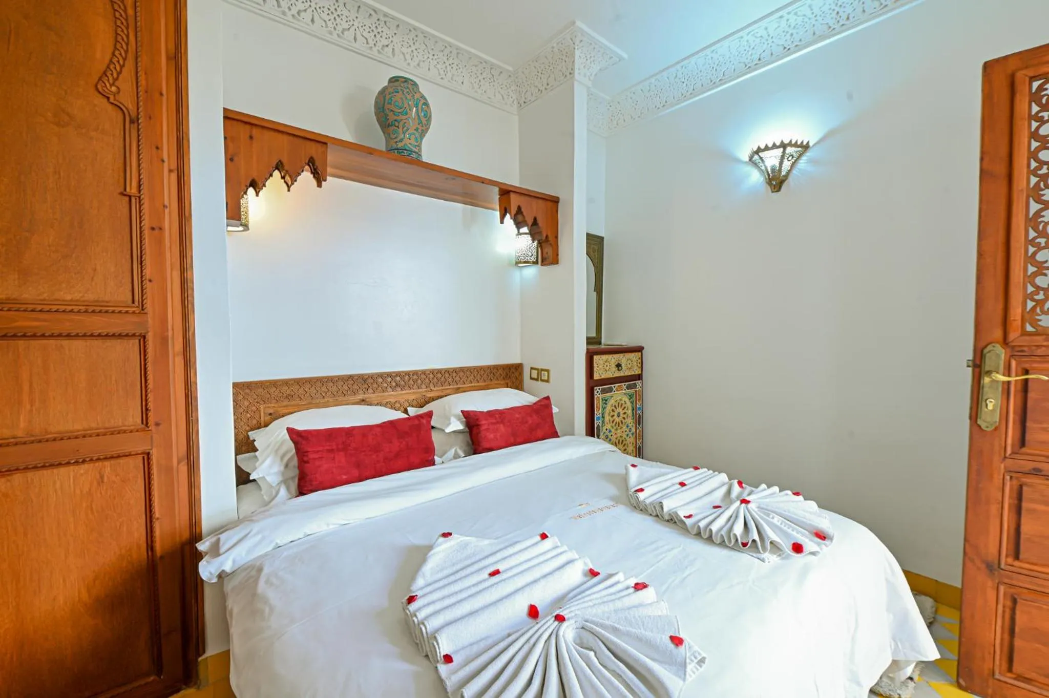 Bedroom, Bed in Riad Matins De Marrakech