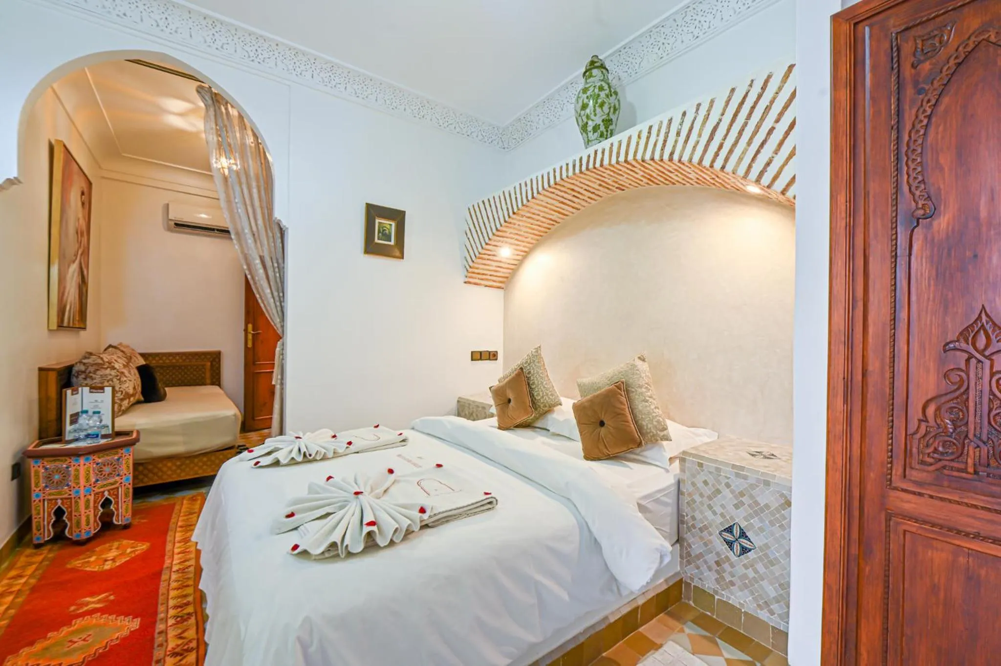 Bedroom, Bed in Riad Matins De Marrakech