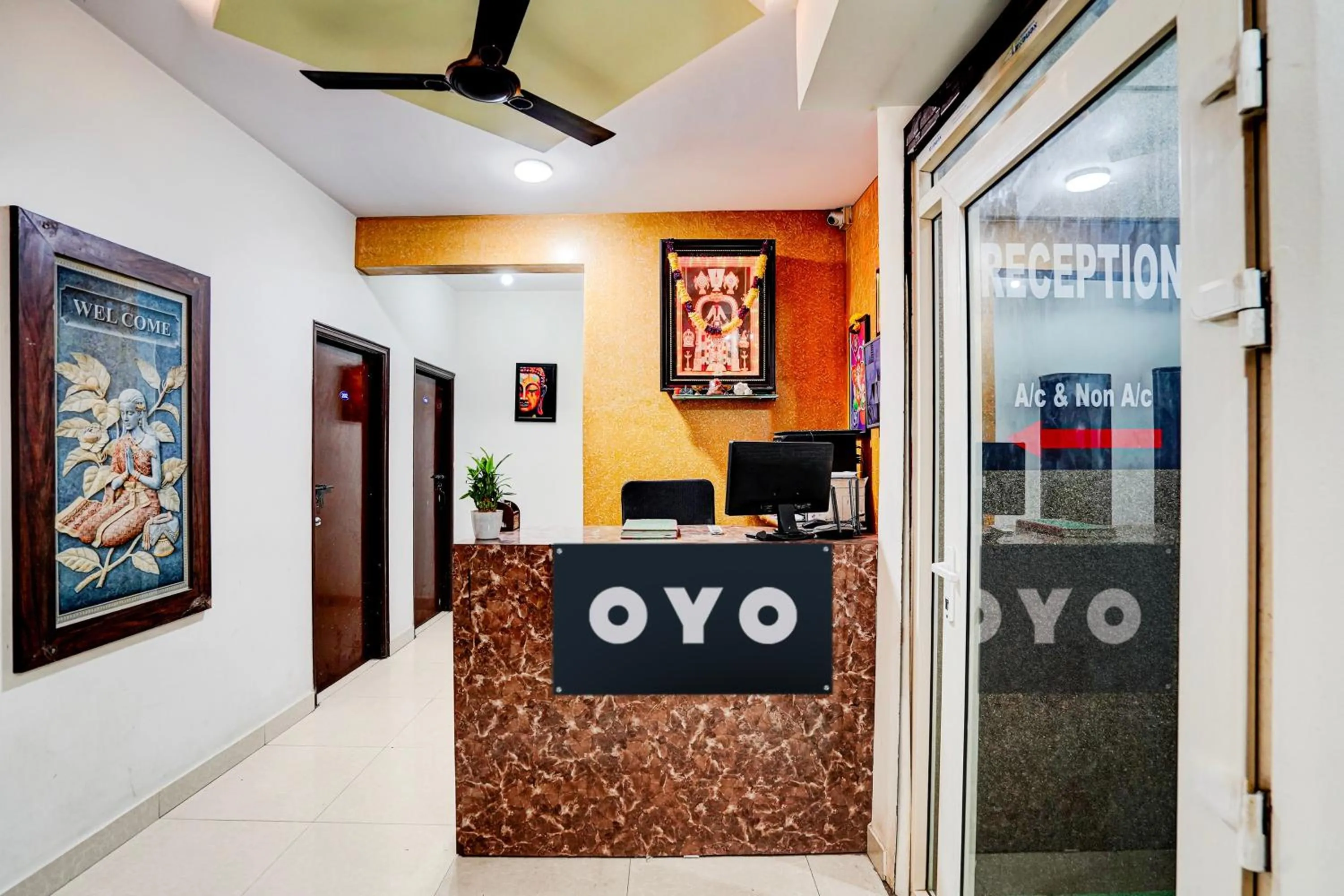 Lobby or reception in Hotel O Nesara Inn