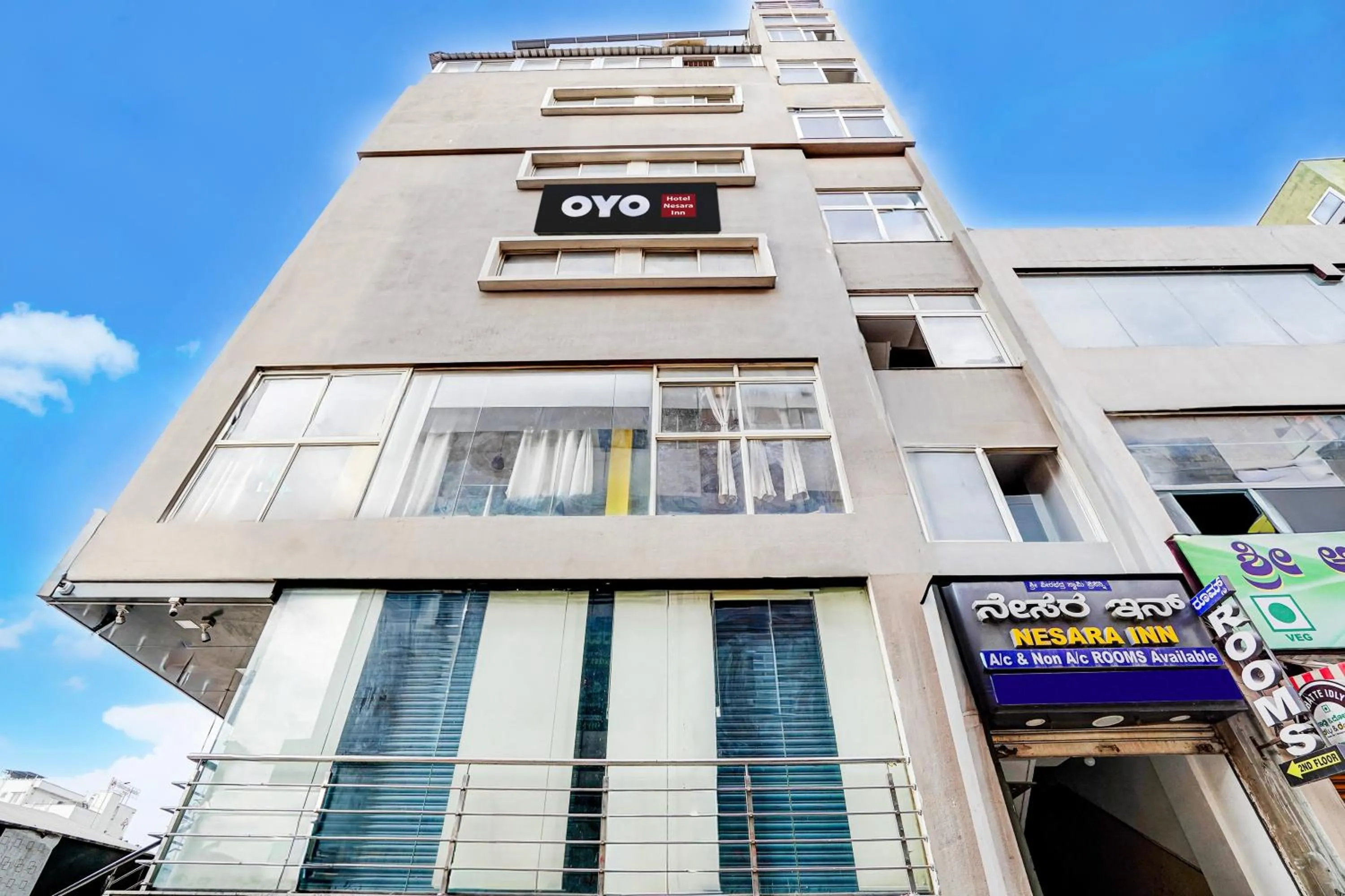 Facade/entrance in Hotel O Nesara Inn