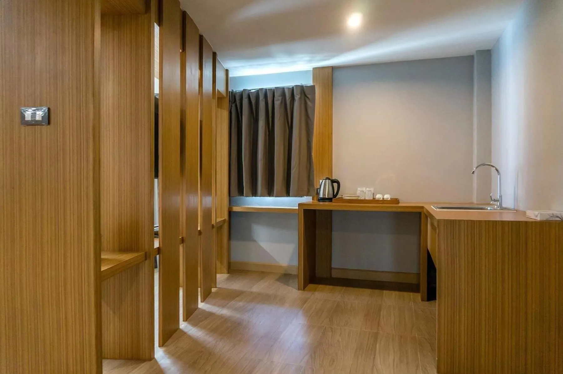 Kitchen or kitchenette in Buritel Hotel