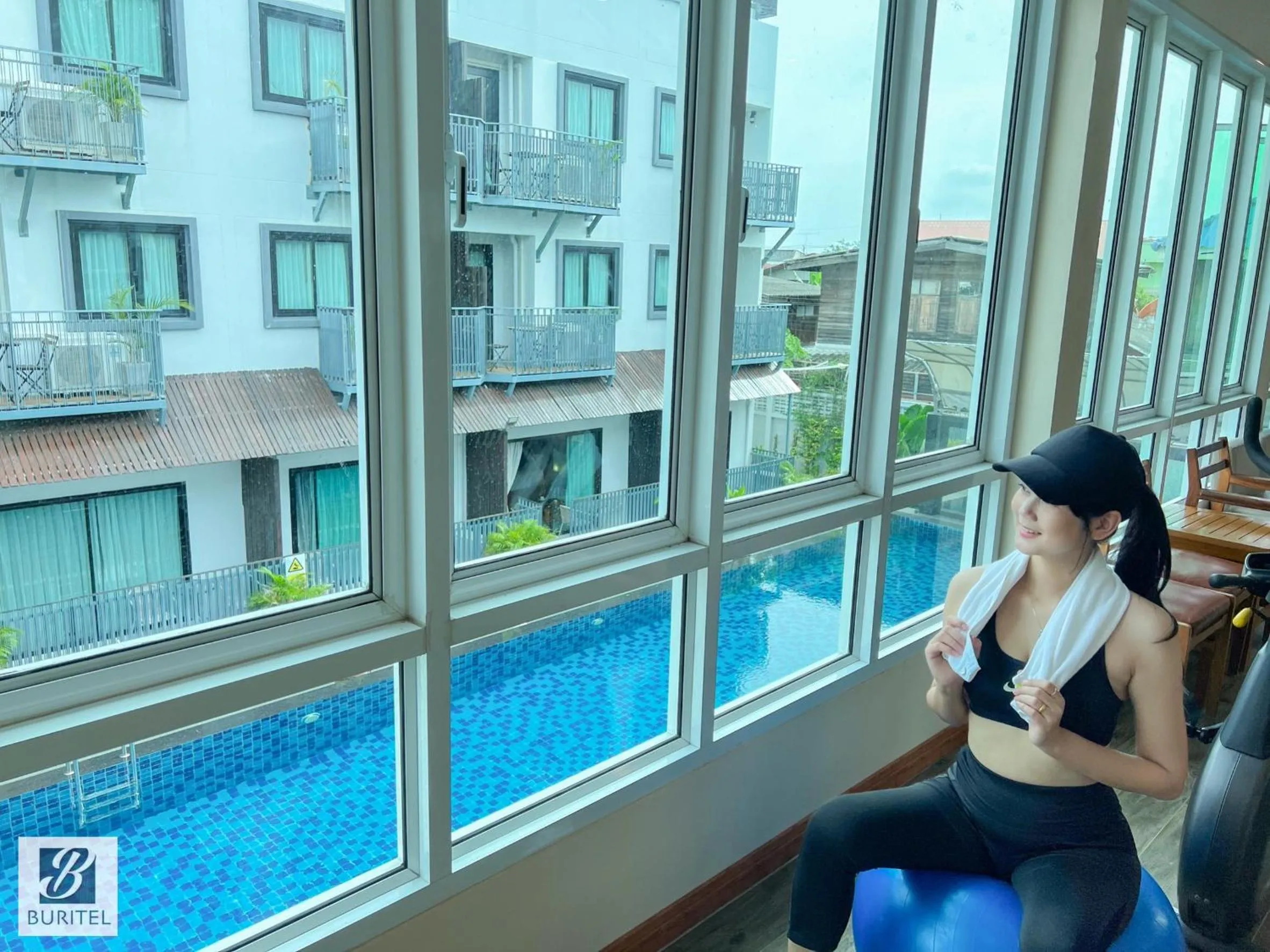 Fitness centre/facilities in Buritel Hotel