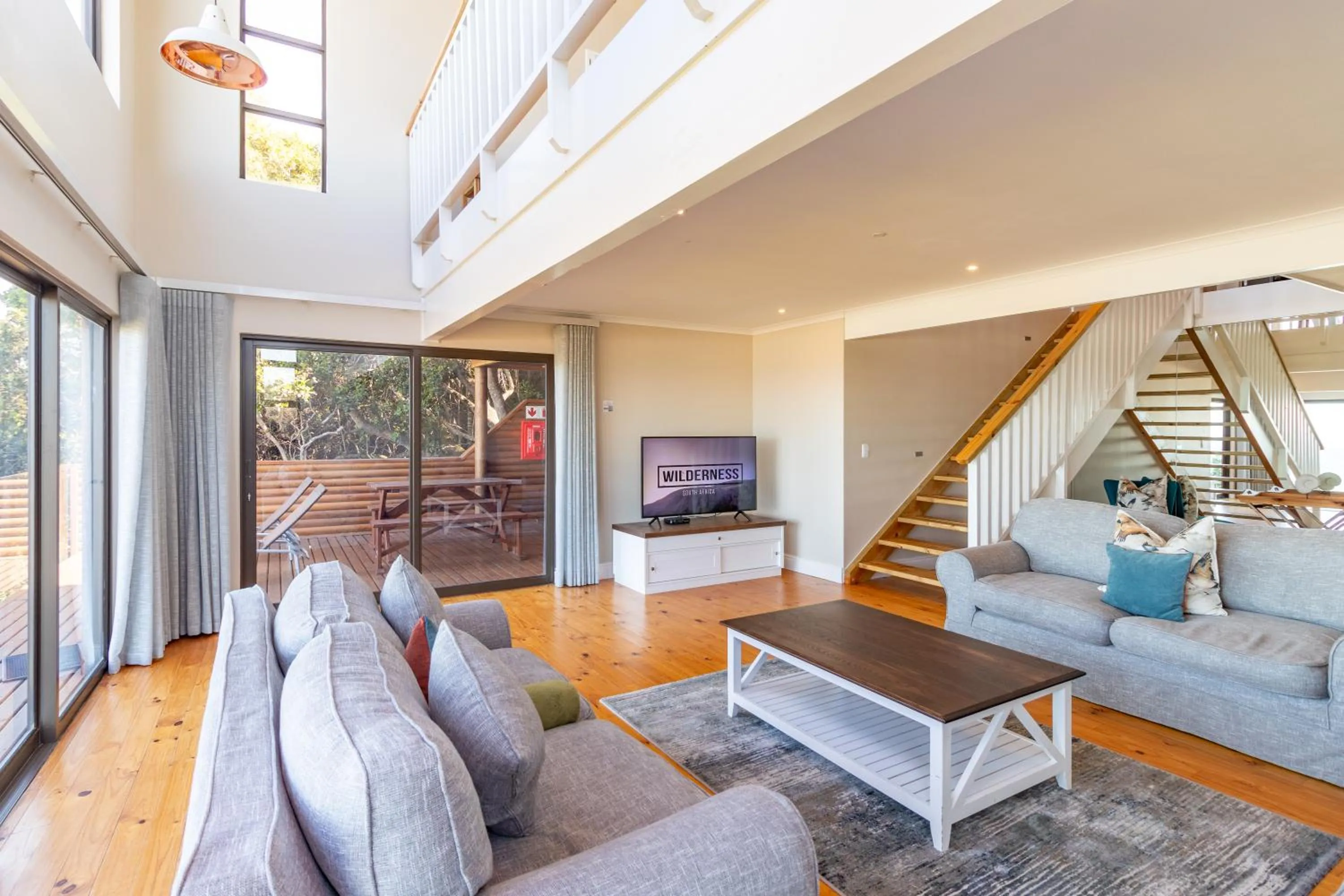 Living room in Boardwalk Lodge – Self-Catering