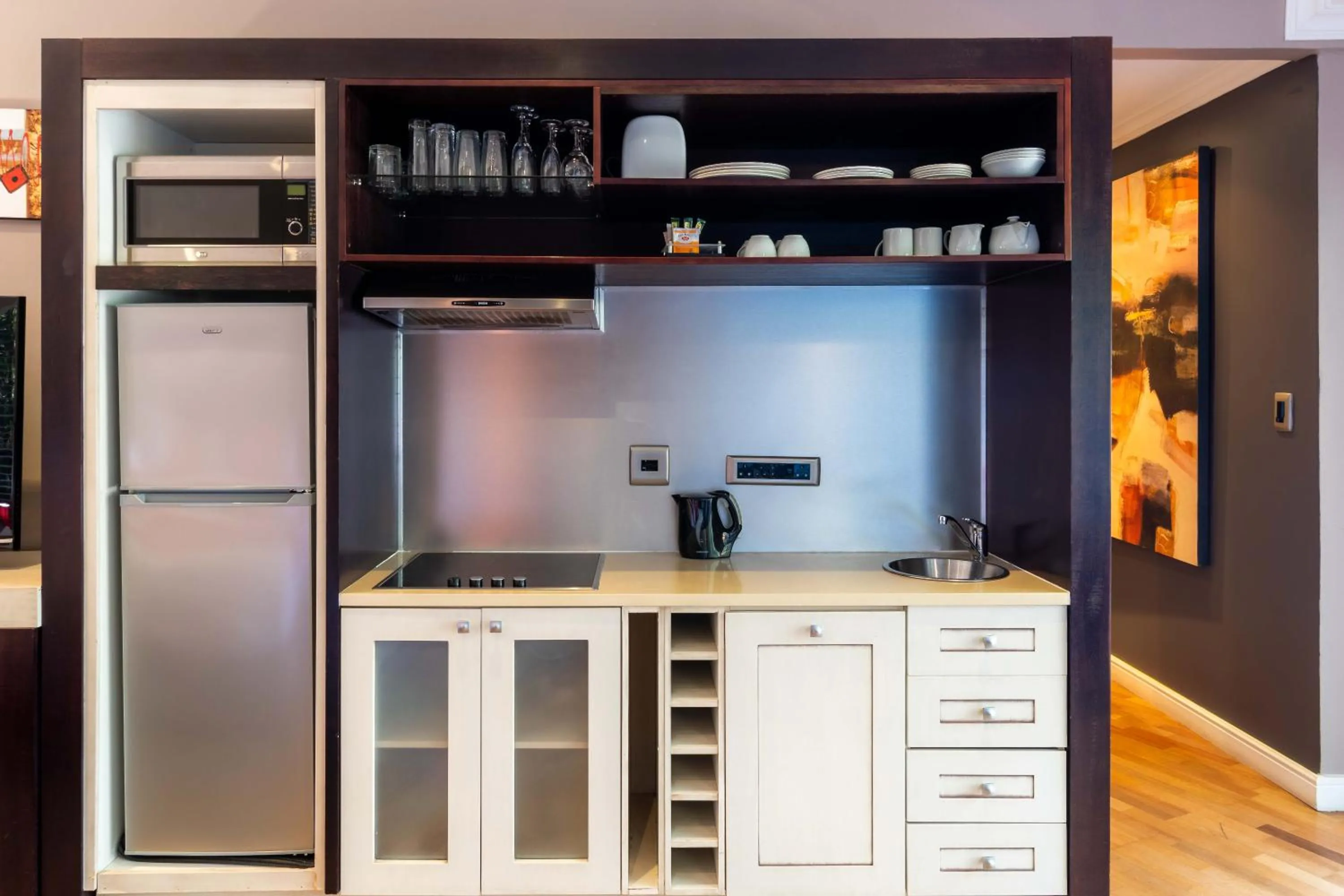 Coffee/tea facilities in Boardwalk Lodge – Self-Catering