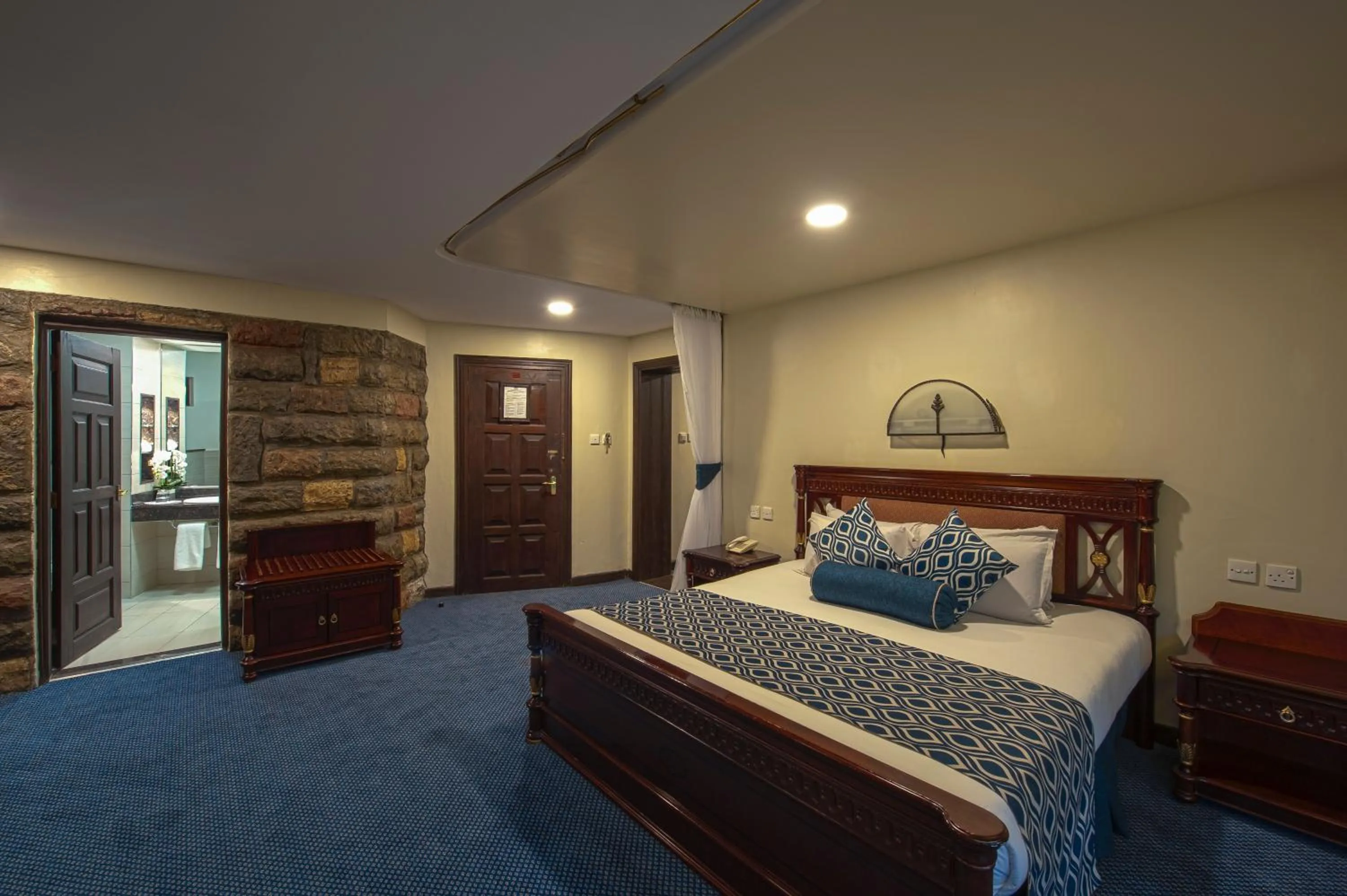 Bed in Lake Naivasha Sopa Resort