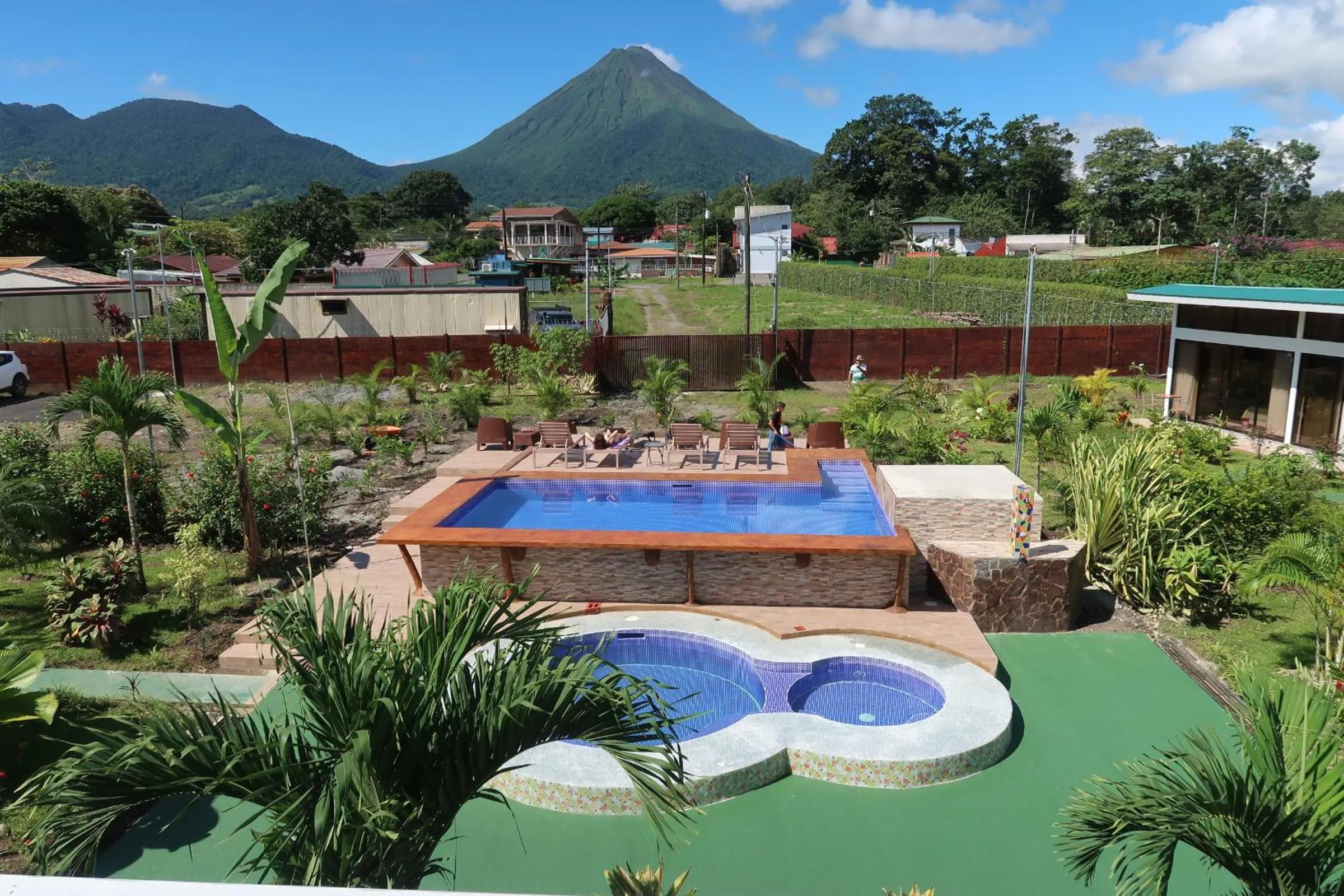Pool view in Hotel Secreto La Fortuna