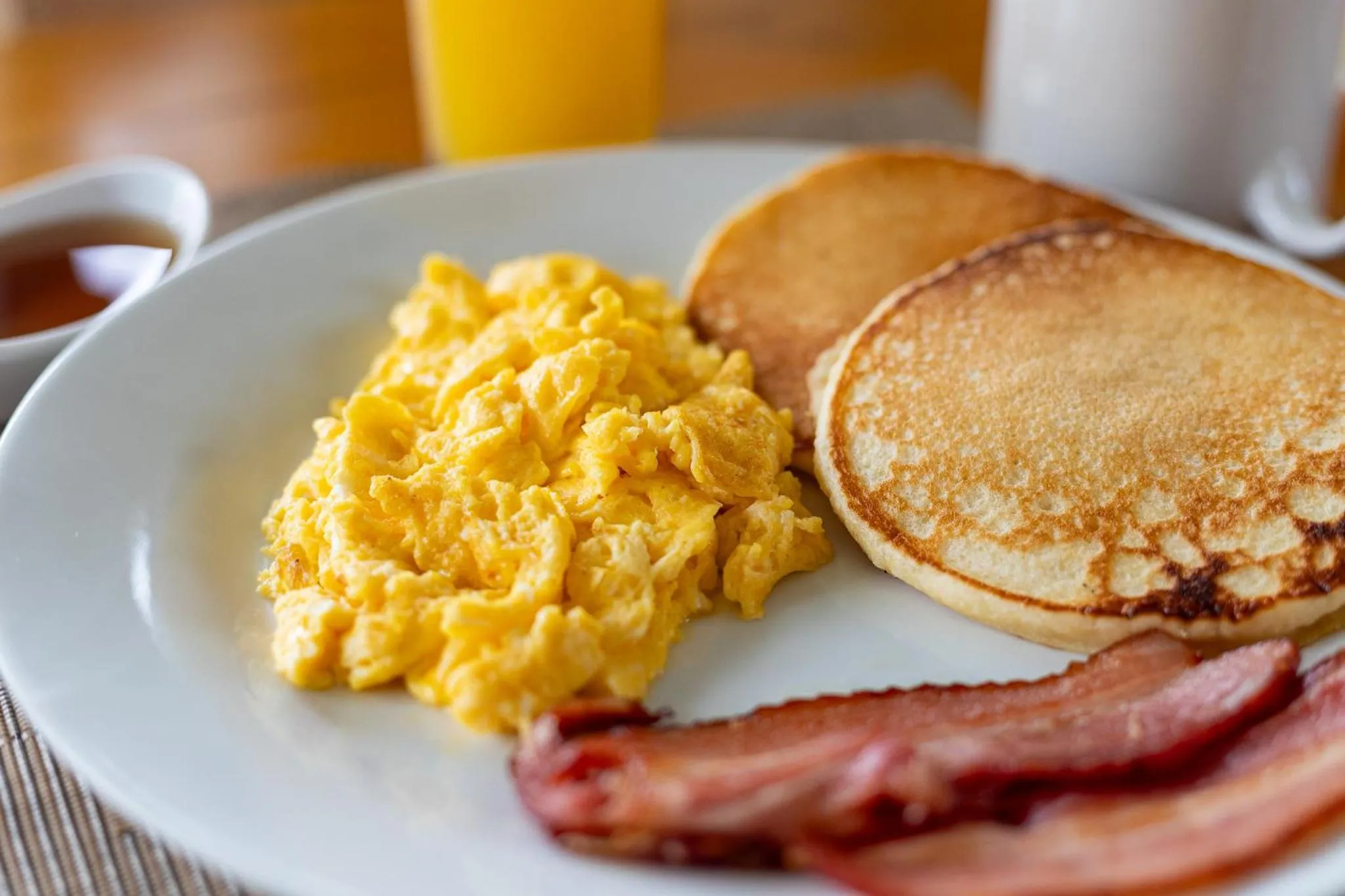 American breakfast in Hotel Secreto La Fortuna