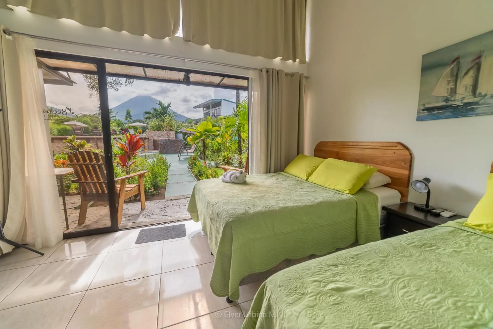 Bed in Hotel Secreto La Fortuna