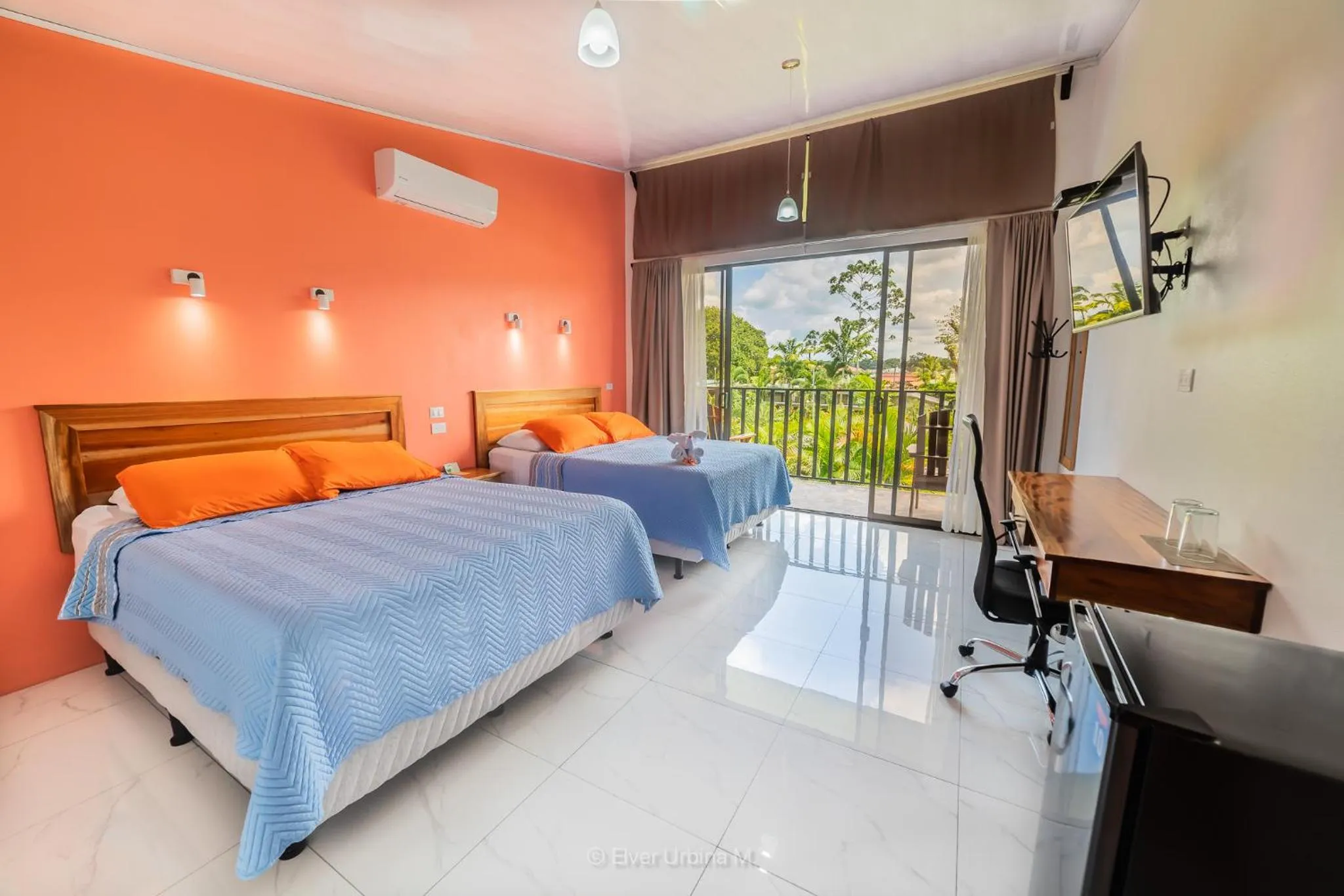 Bed in Hotel Secreto La Fortuna