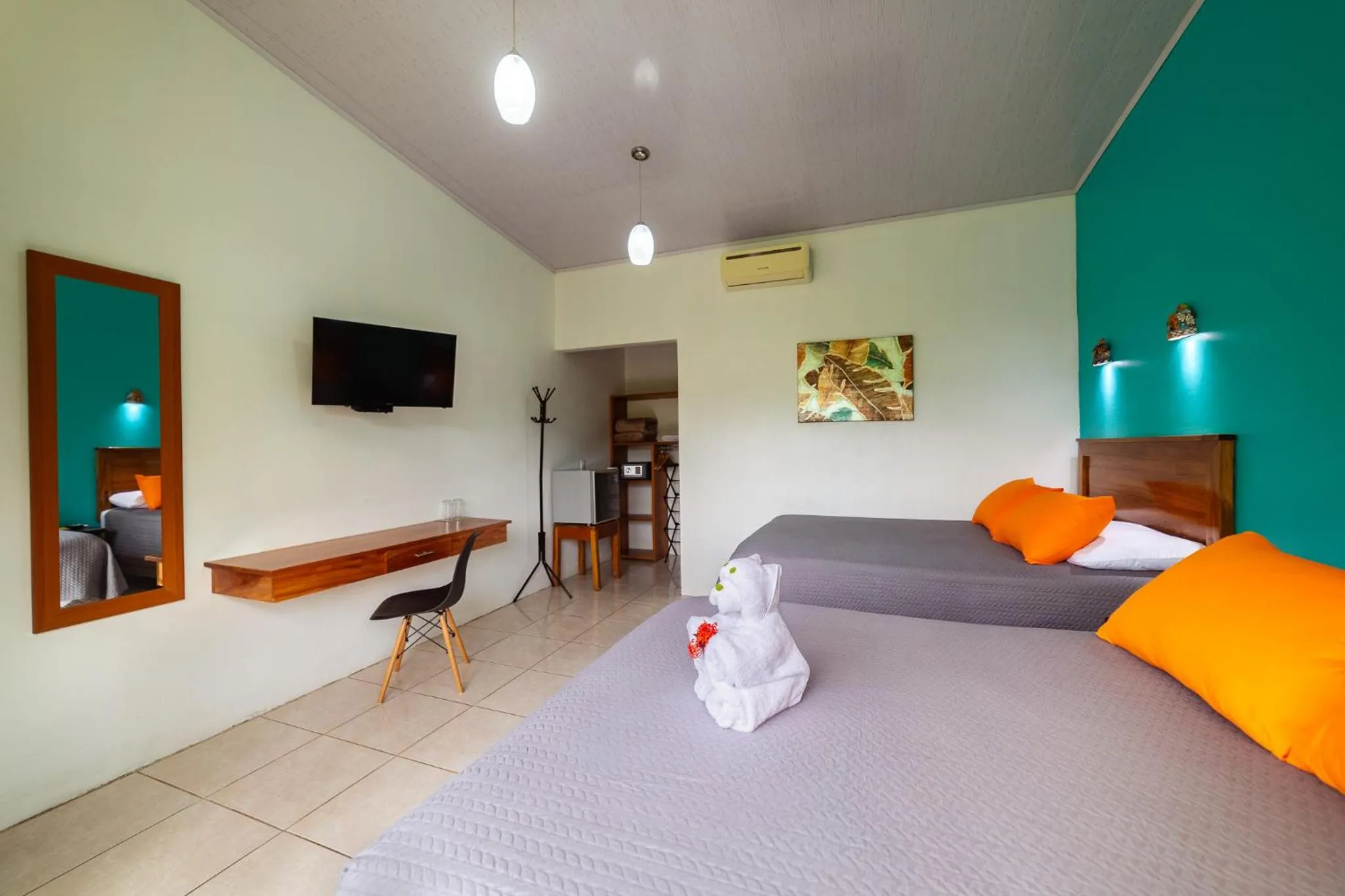 Bed in Hotel Secreto La Fortuna