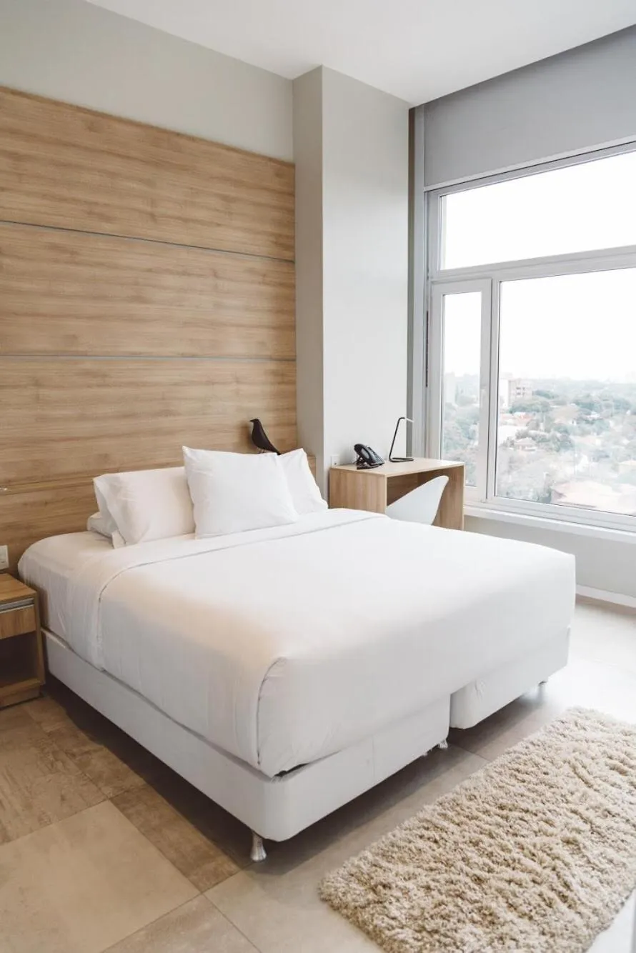 Bed in Hub Hotel Asuncion