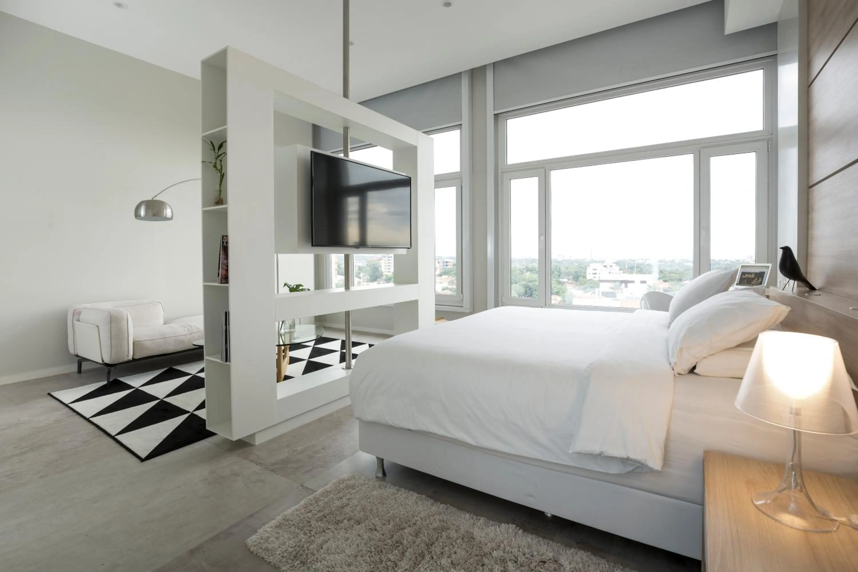 Bed in Hub Hotel Asuncion