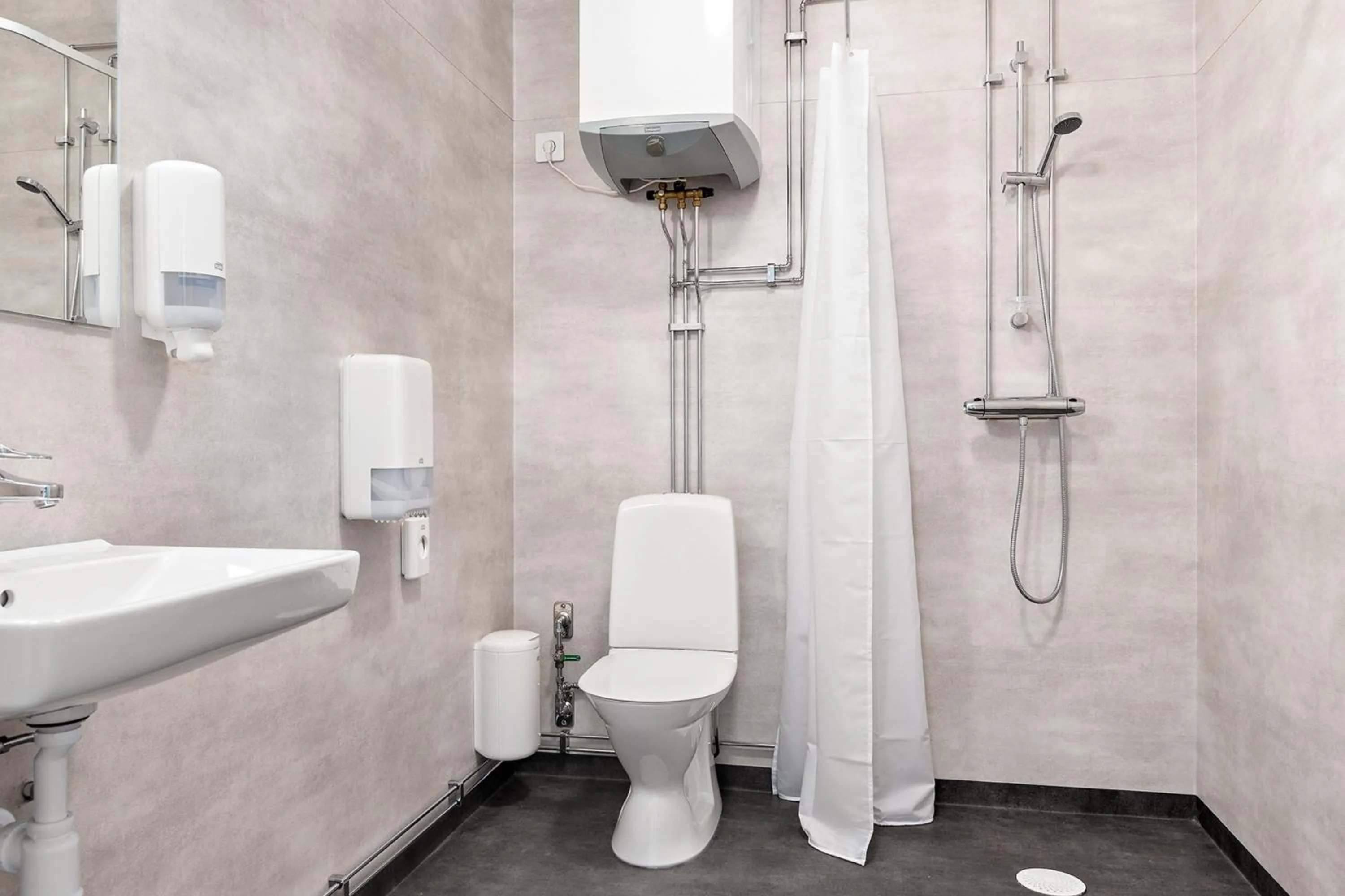 Shower in First Camp Åhus-Kristianstad