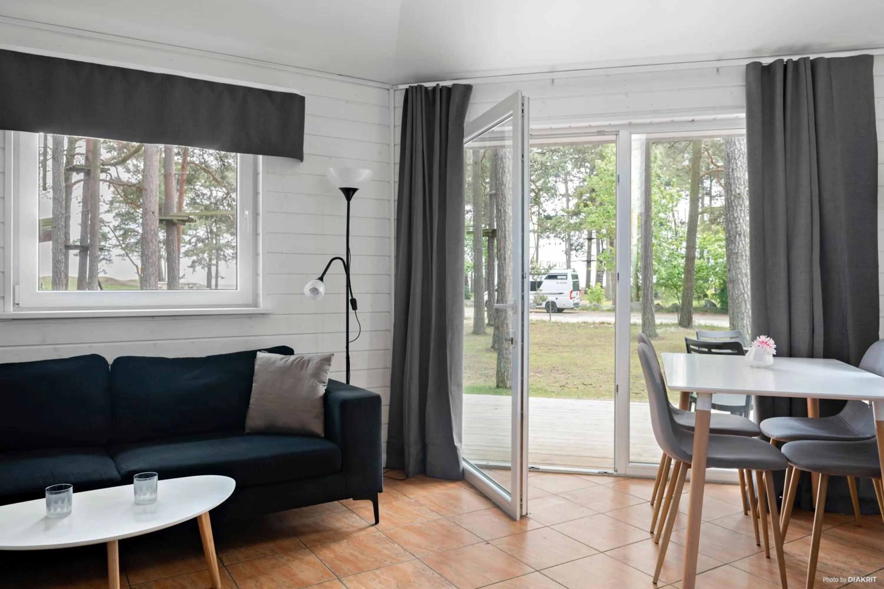 Living room in First Camp Åhus-Kristianstad