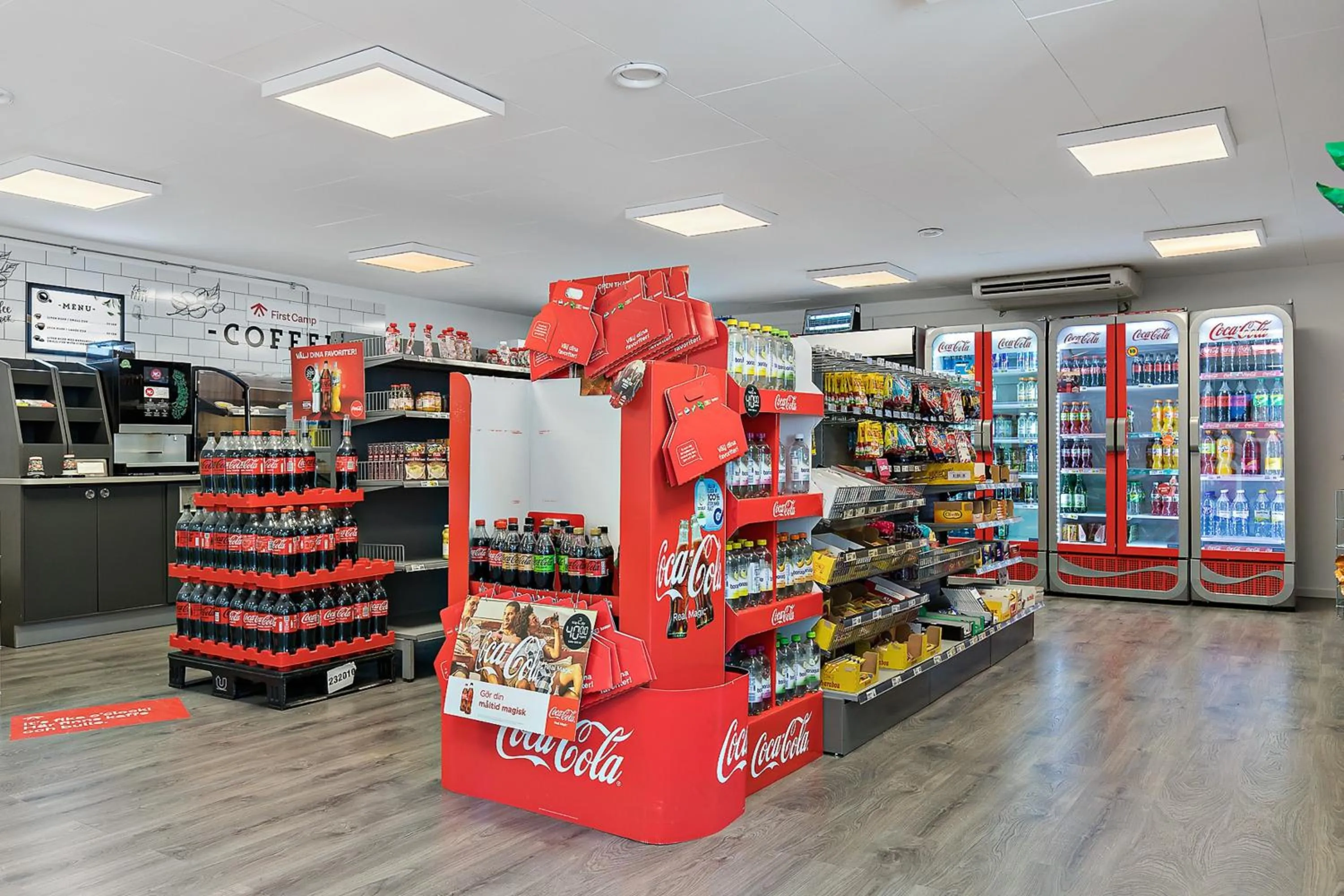 Food and drinks in First Camp Åhus-Kristianstad