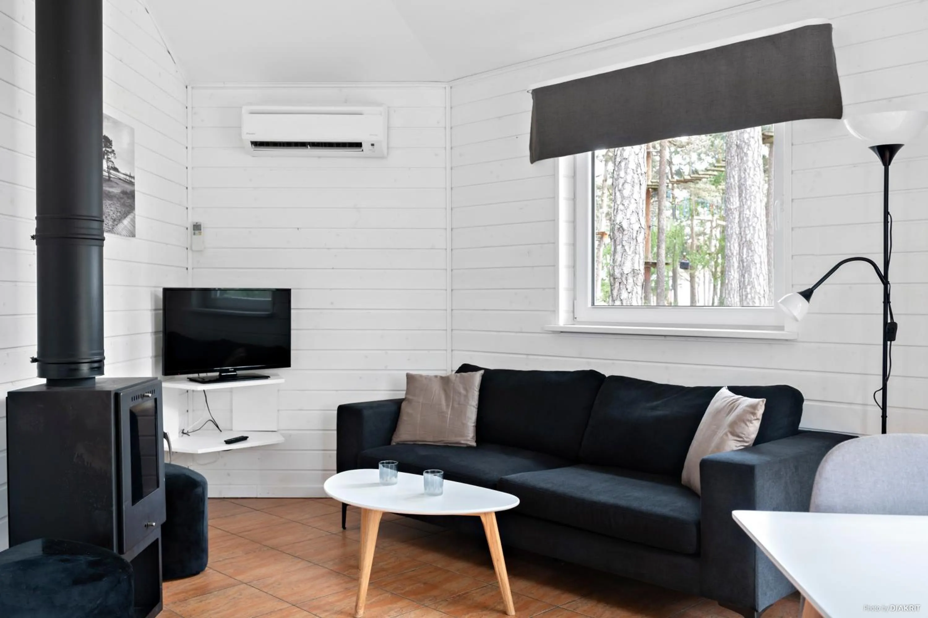 Living room in First Camp Åhus-Kristianstad