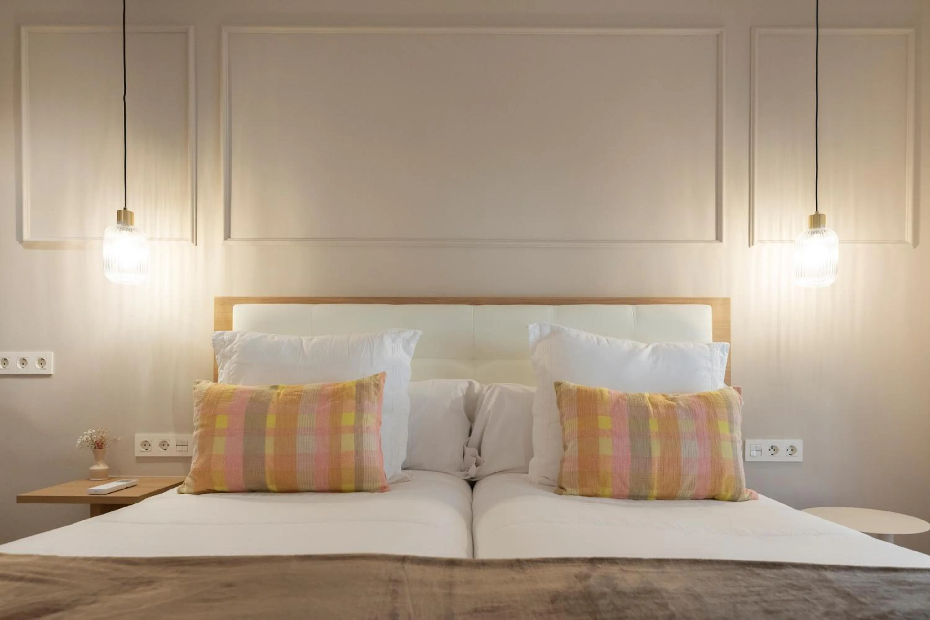 Decorative detail, Bed in Pension Del Mar