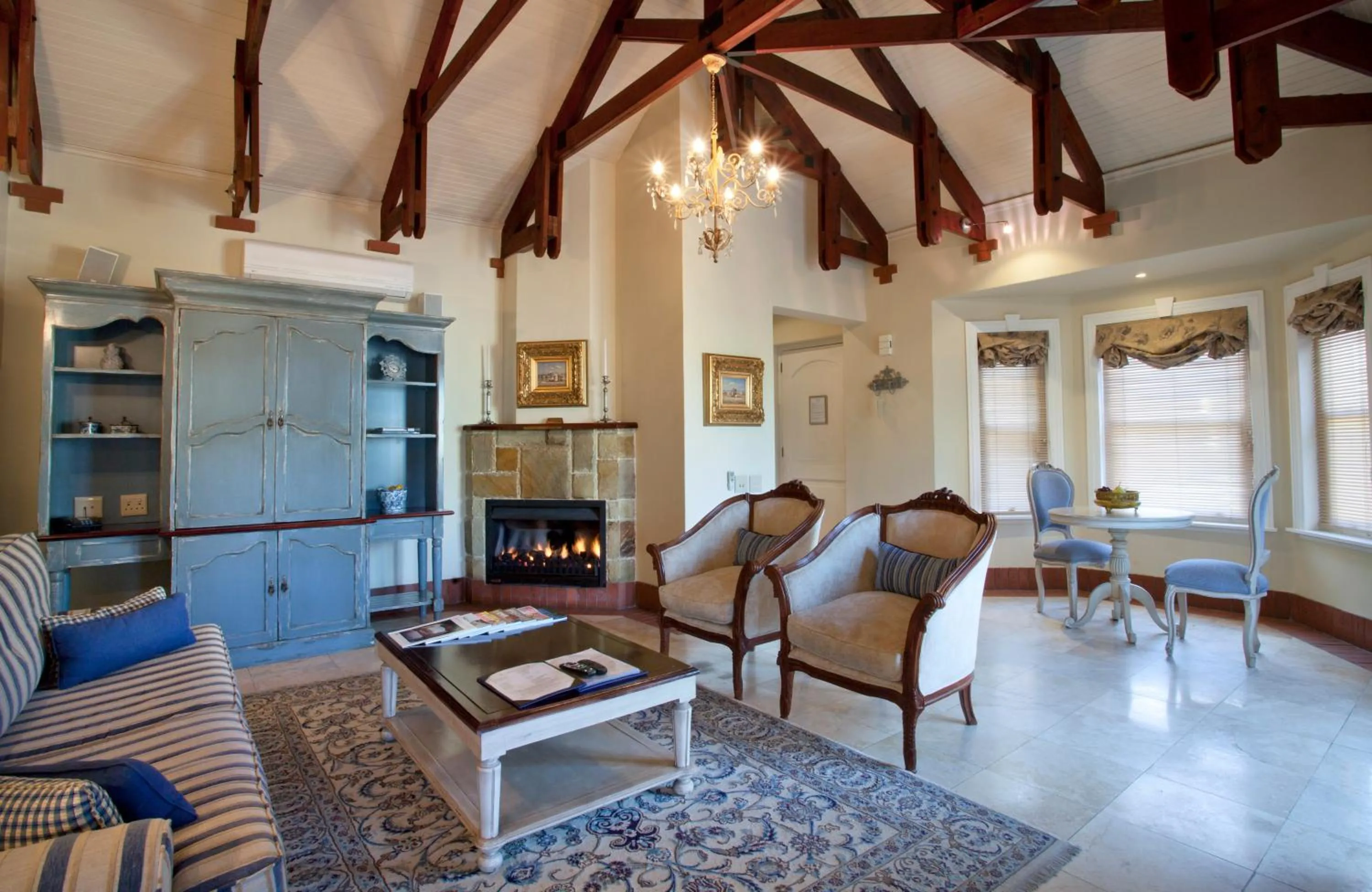 Living room in Franschhoek Country House & Villas