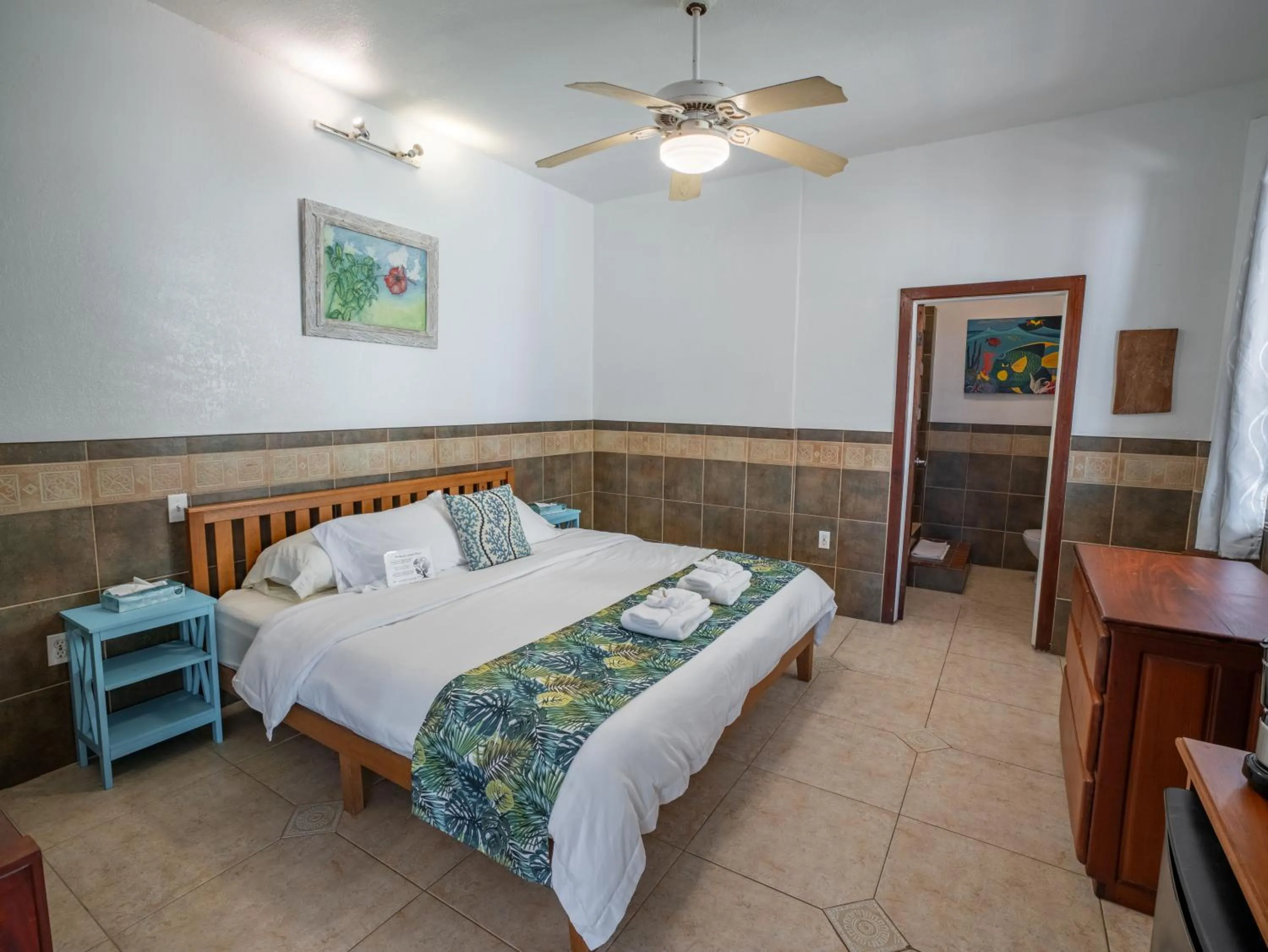 Bed in Maya Beach Hotel