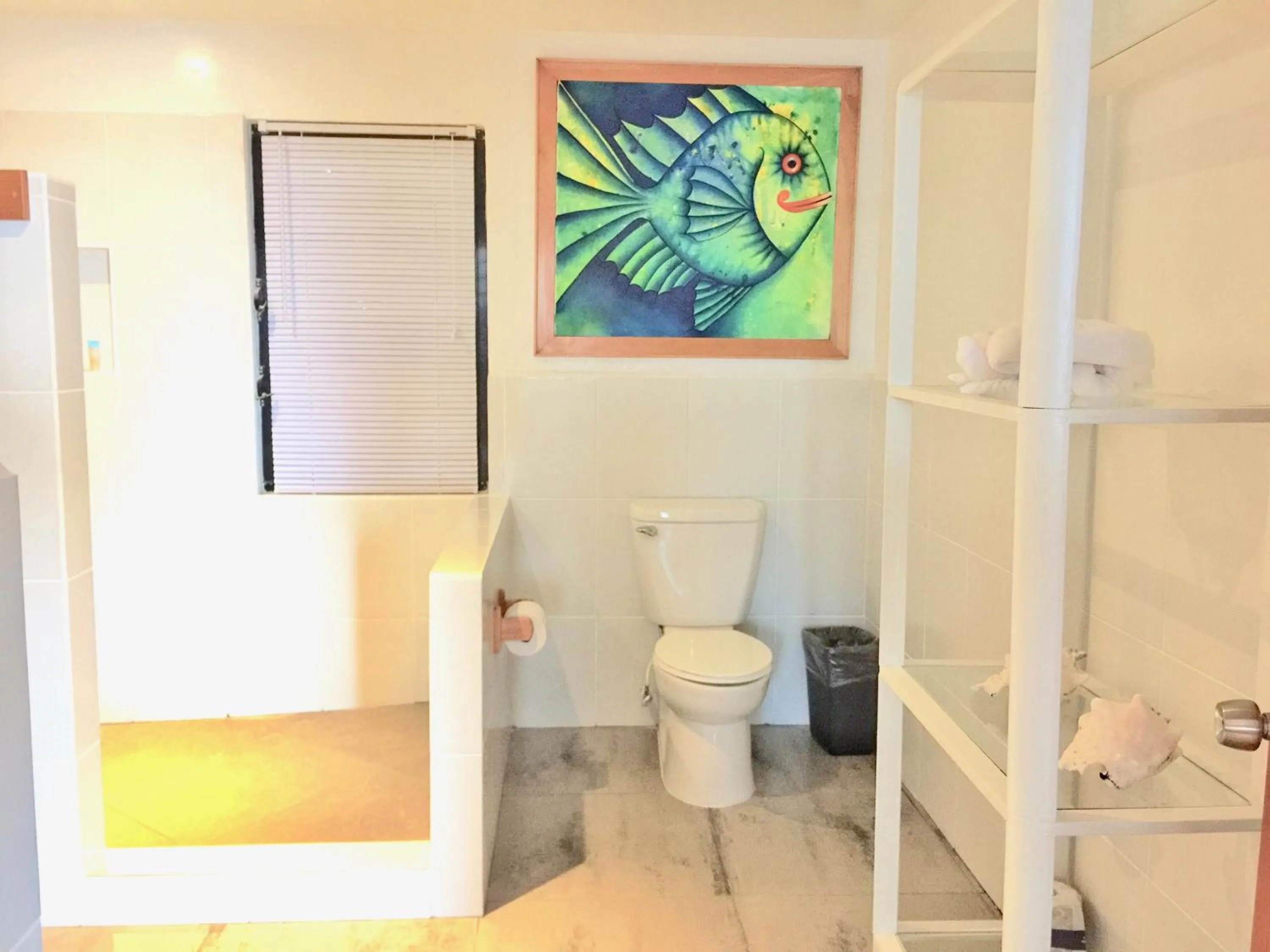 Shower in Maya Beach Hotel