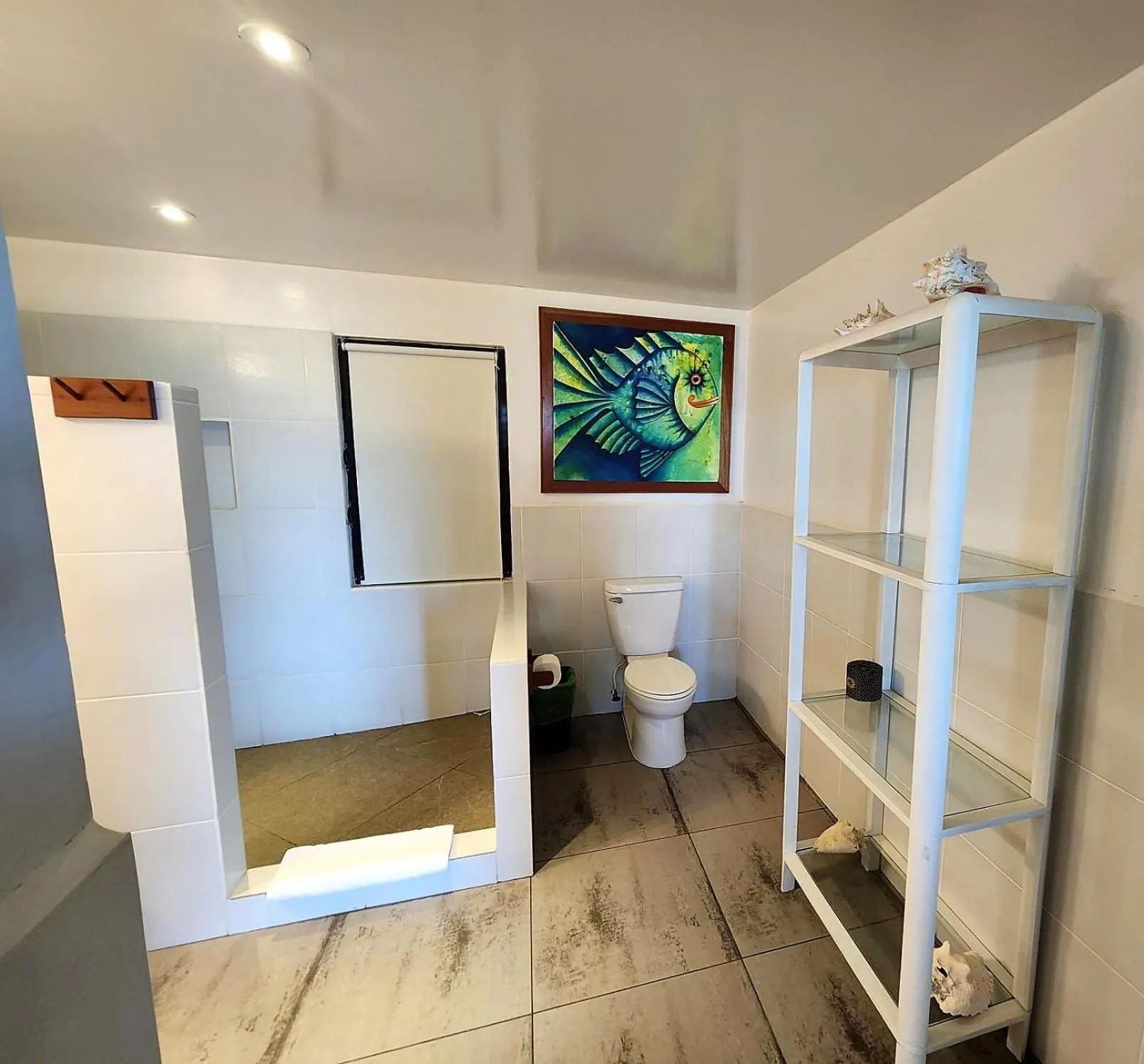 Shower in Maya Beach Hotel