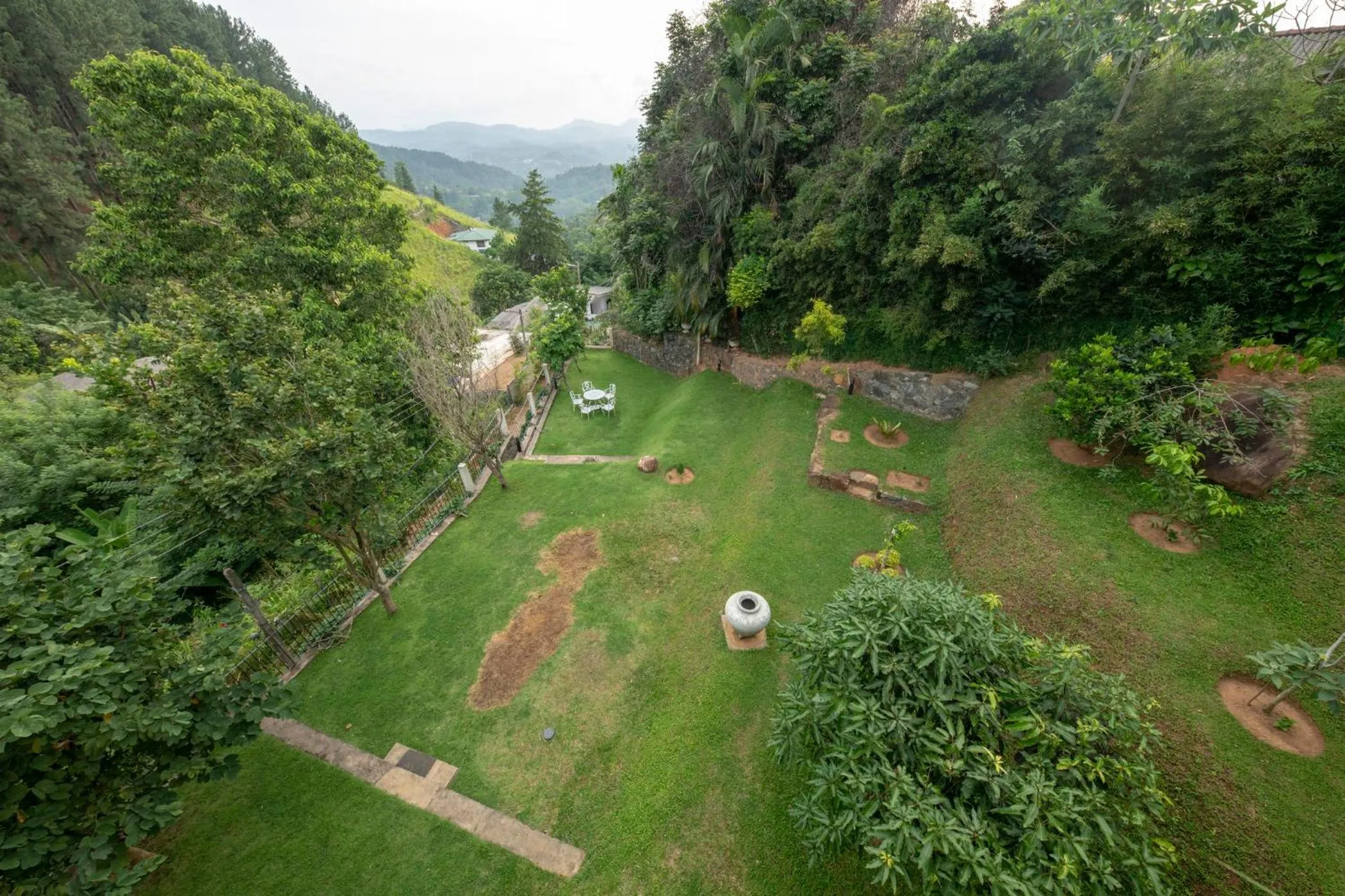 Bird's eye view in Melheim Kandy Villas