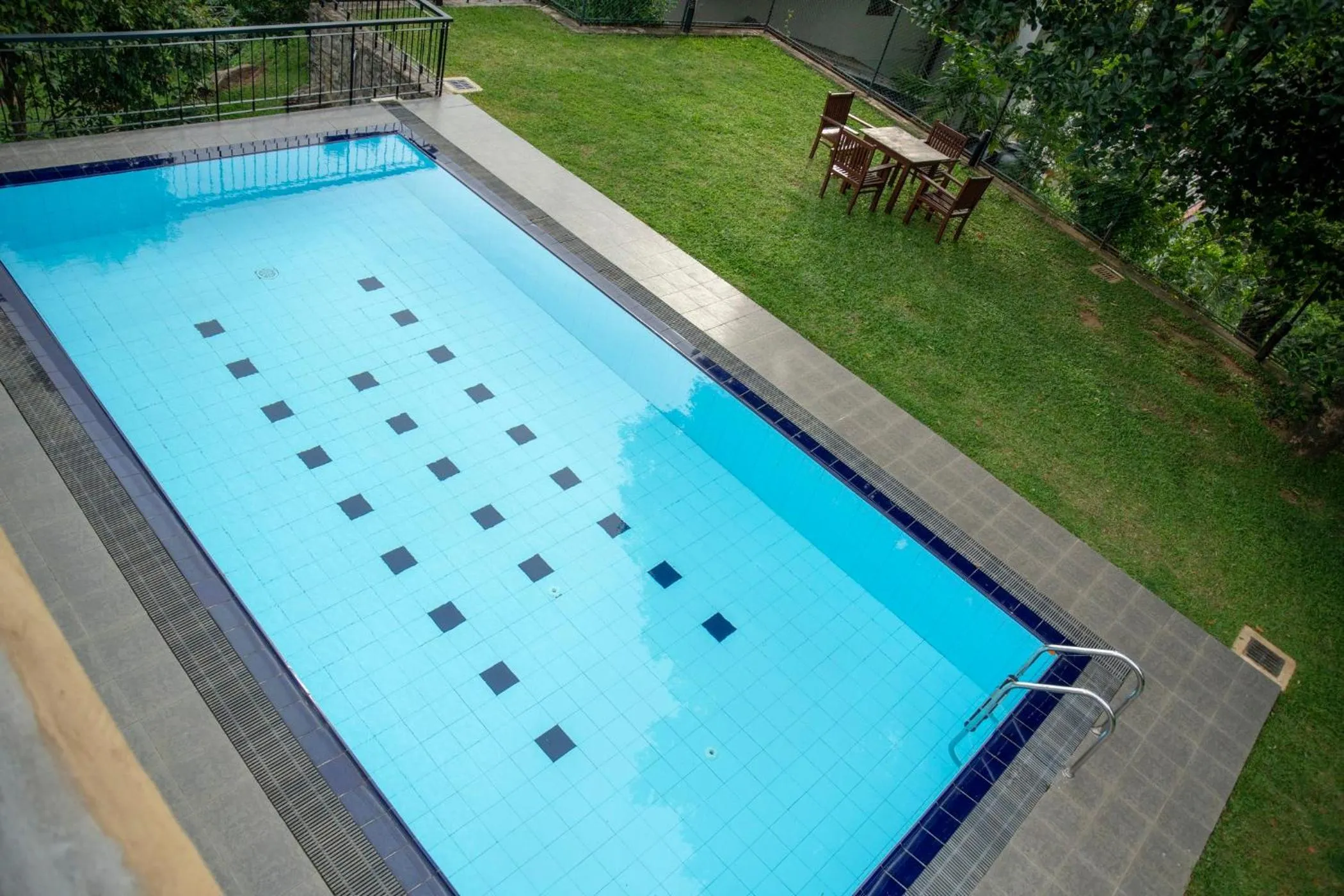 Pool view in Melheim Kandy Villas
