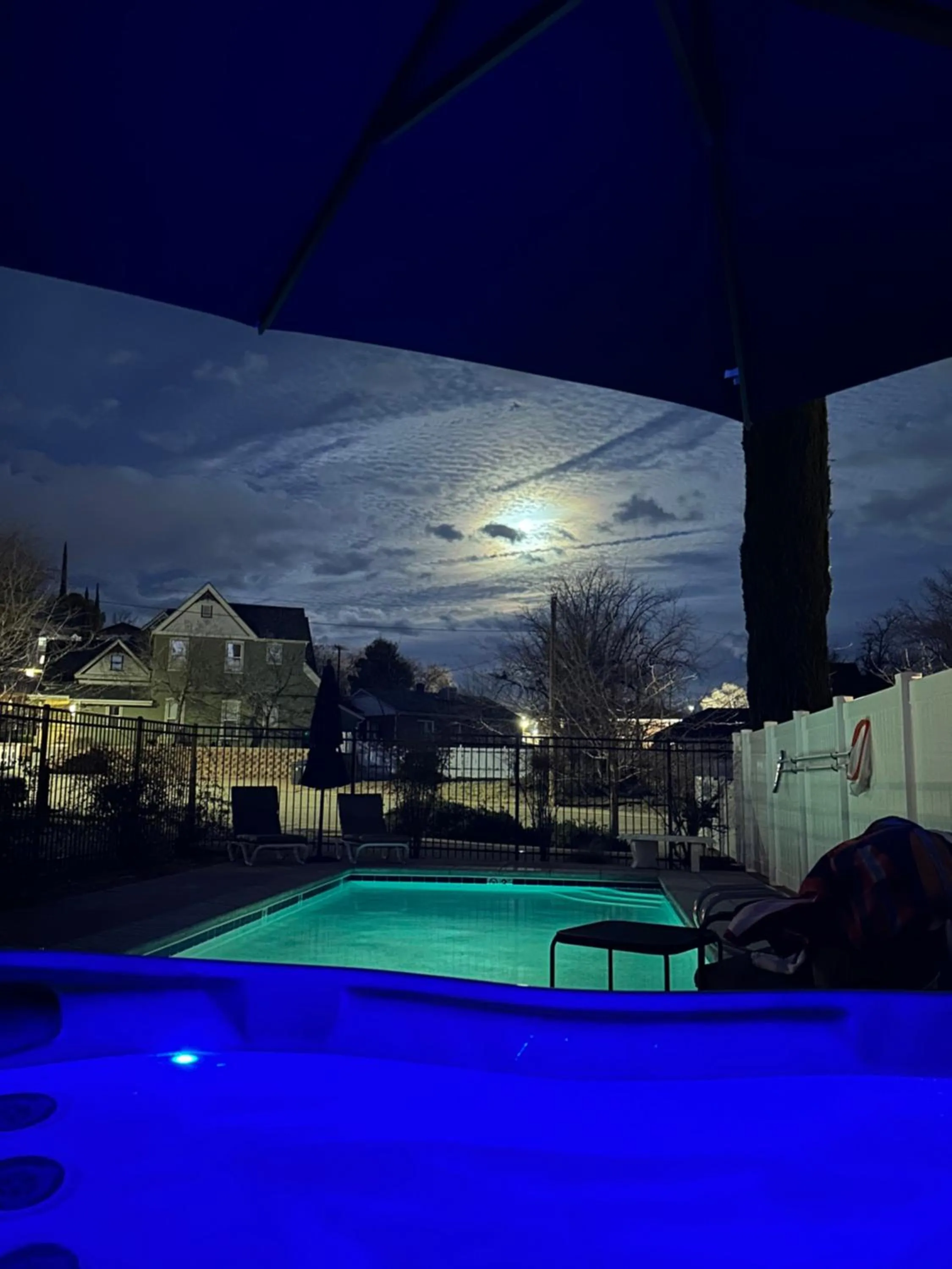 Swimming pool in The Cottage at 241 North