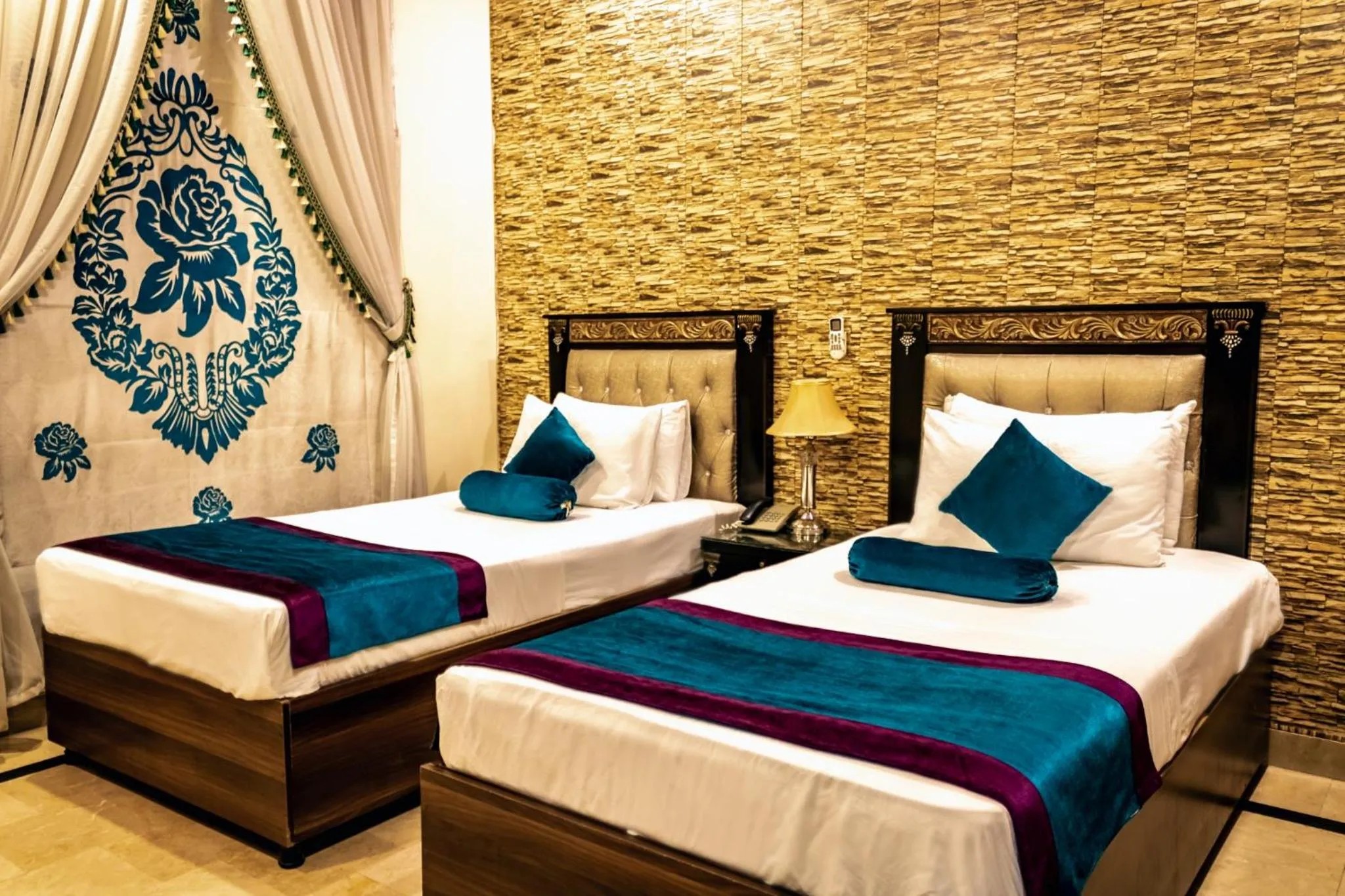 Photo of the whole room, Bed in Rose Palace Hotel, Garden Town