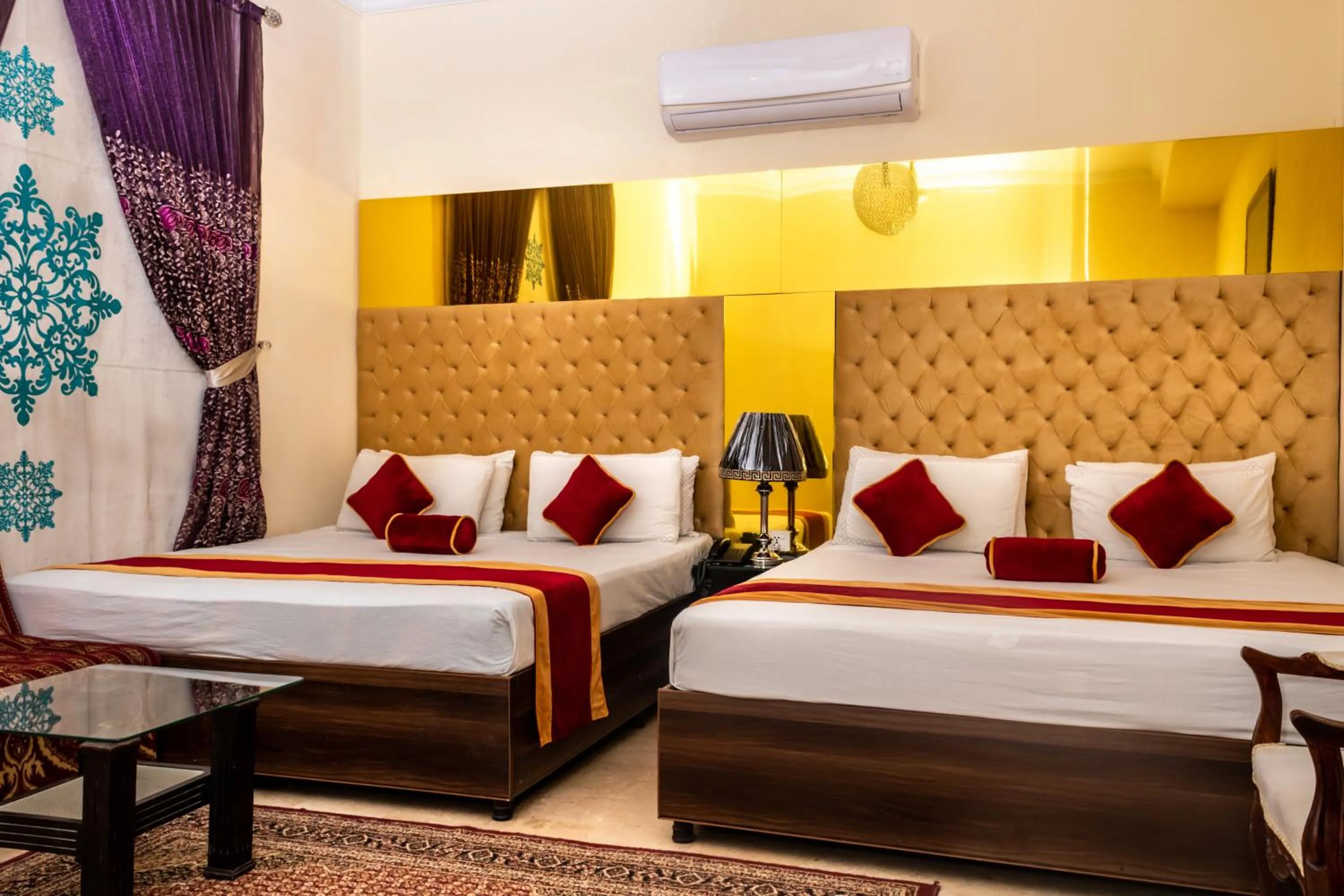 View (from property/room), Bed in Rose Palace Hotel, Garden Town