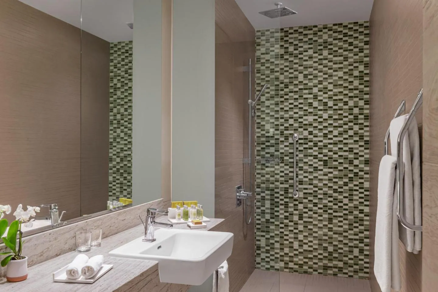 Shower in Hilton Dead Sea Resort & Spa