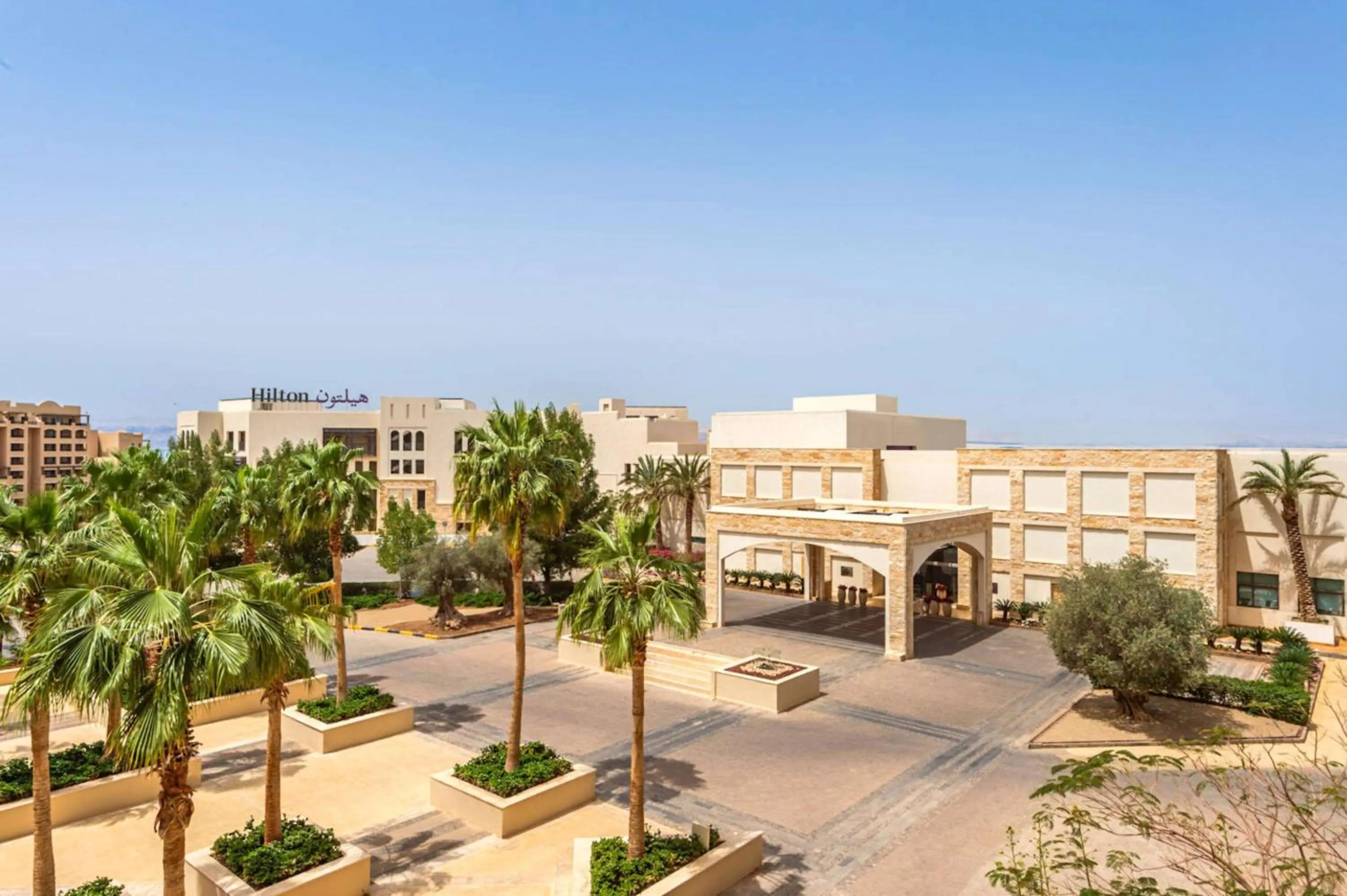 Property building in Hilton Dead Sea Resort & Spa