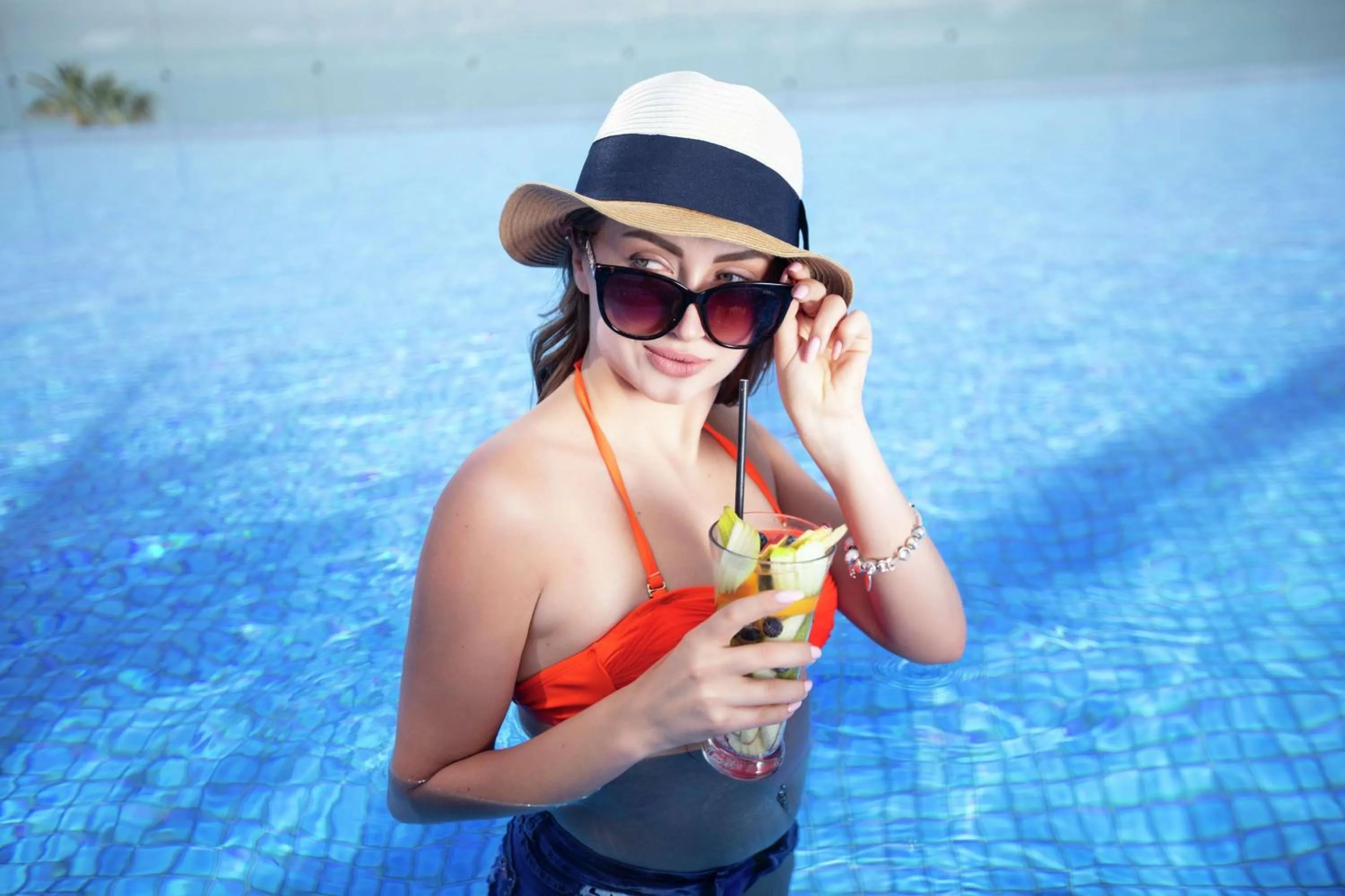 Pool view in Hilton Dead Sea Resort & Spa