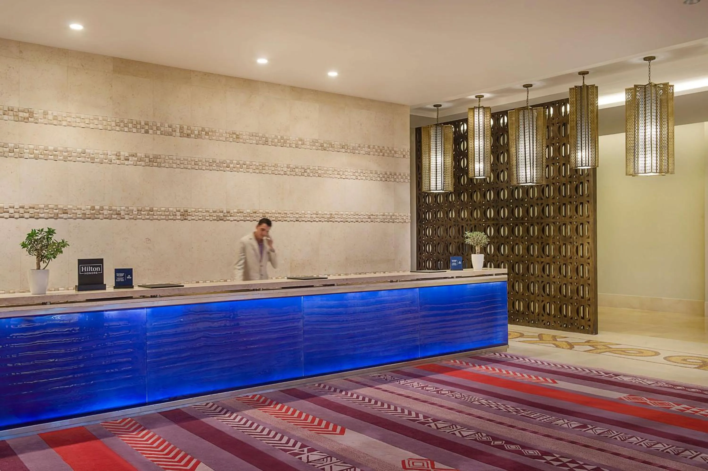Lobby or reception in Hilton Dead Sea Resort & Spa