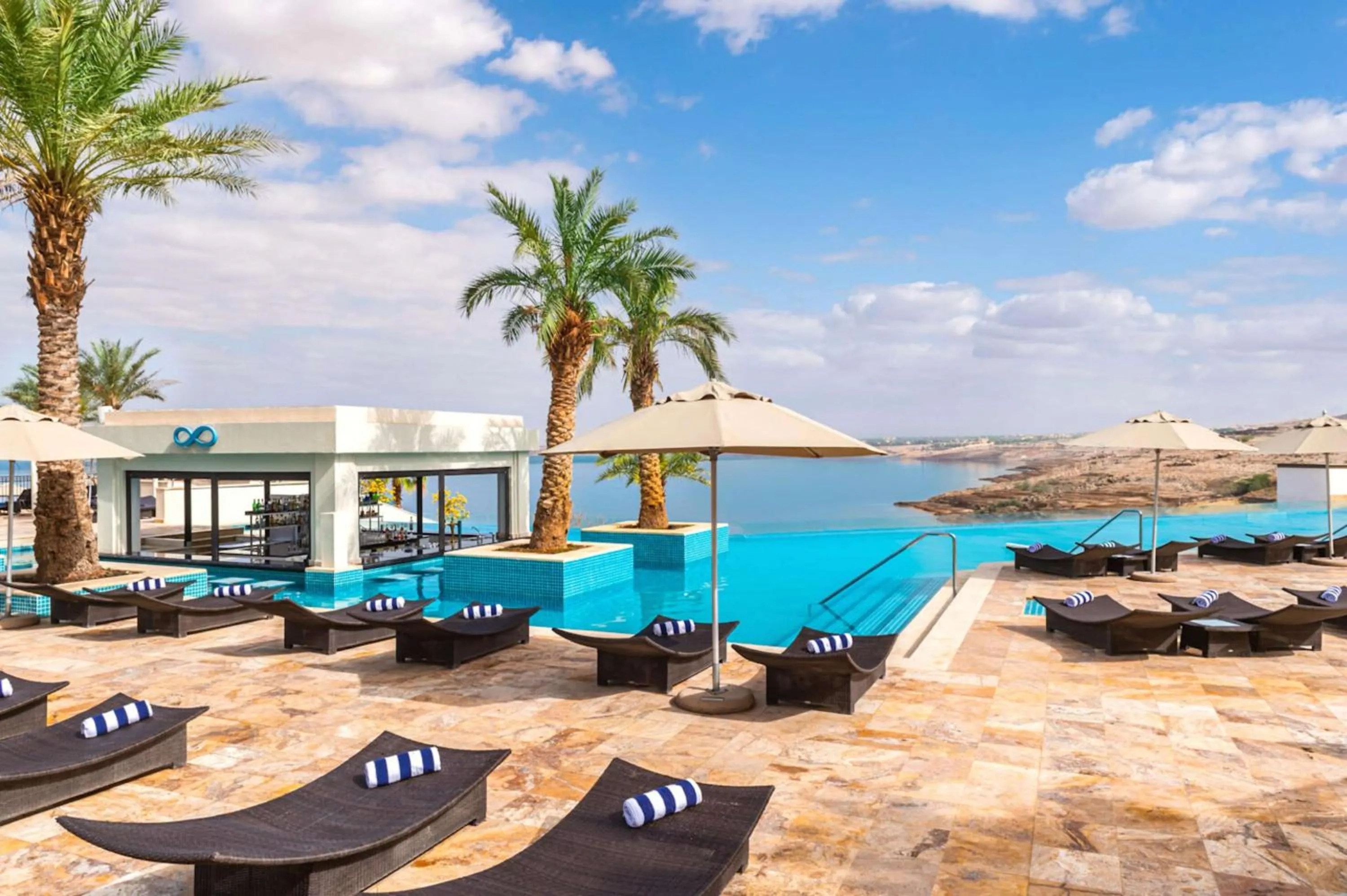 Pool view in Hilton Dead Sea Resort & Spa