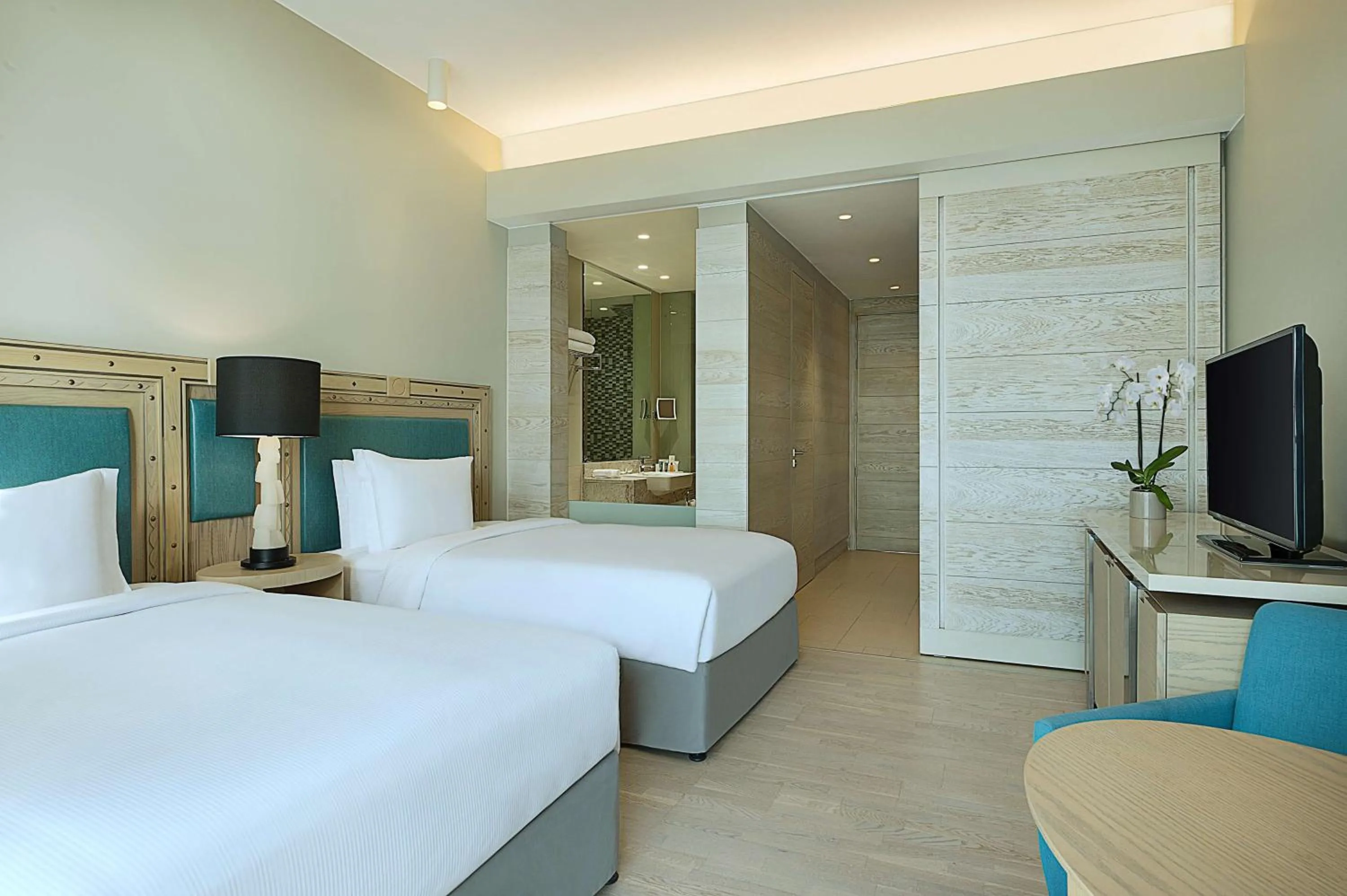 Bedroom, Bed in Hilton Dead Sea Resort & Spa