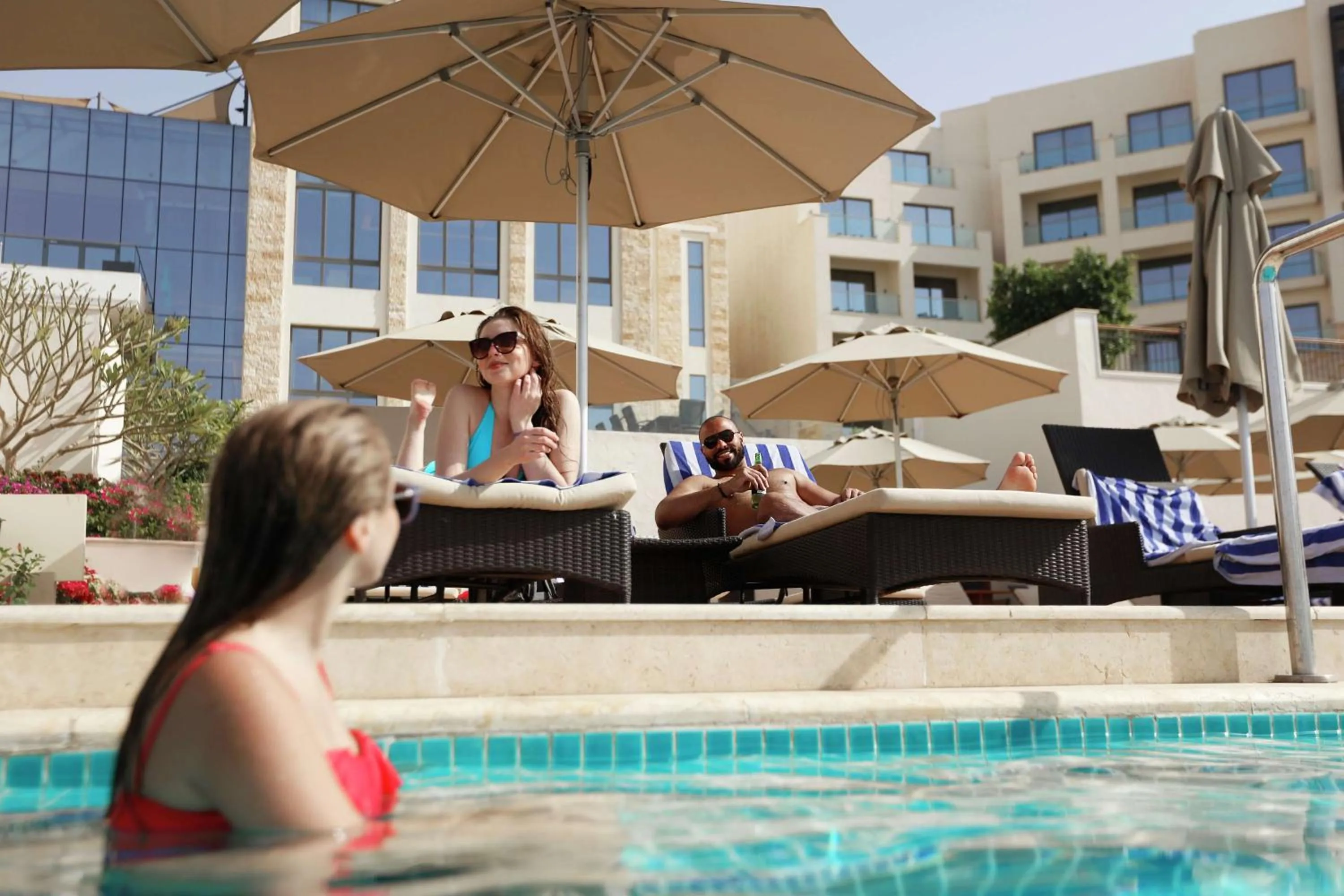 Pool view in Hilton Dead Sea Resort & Spa