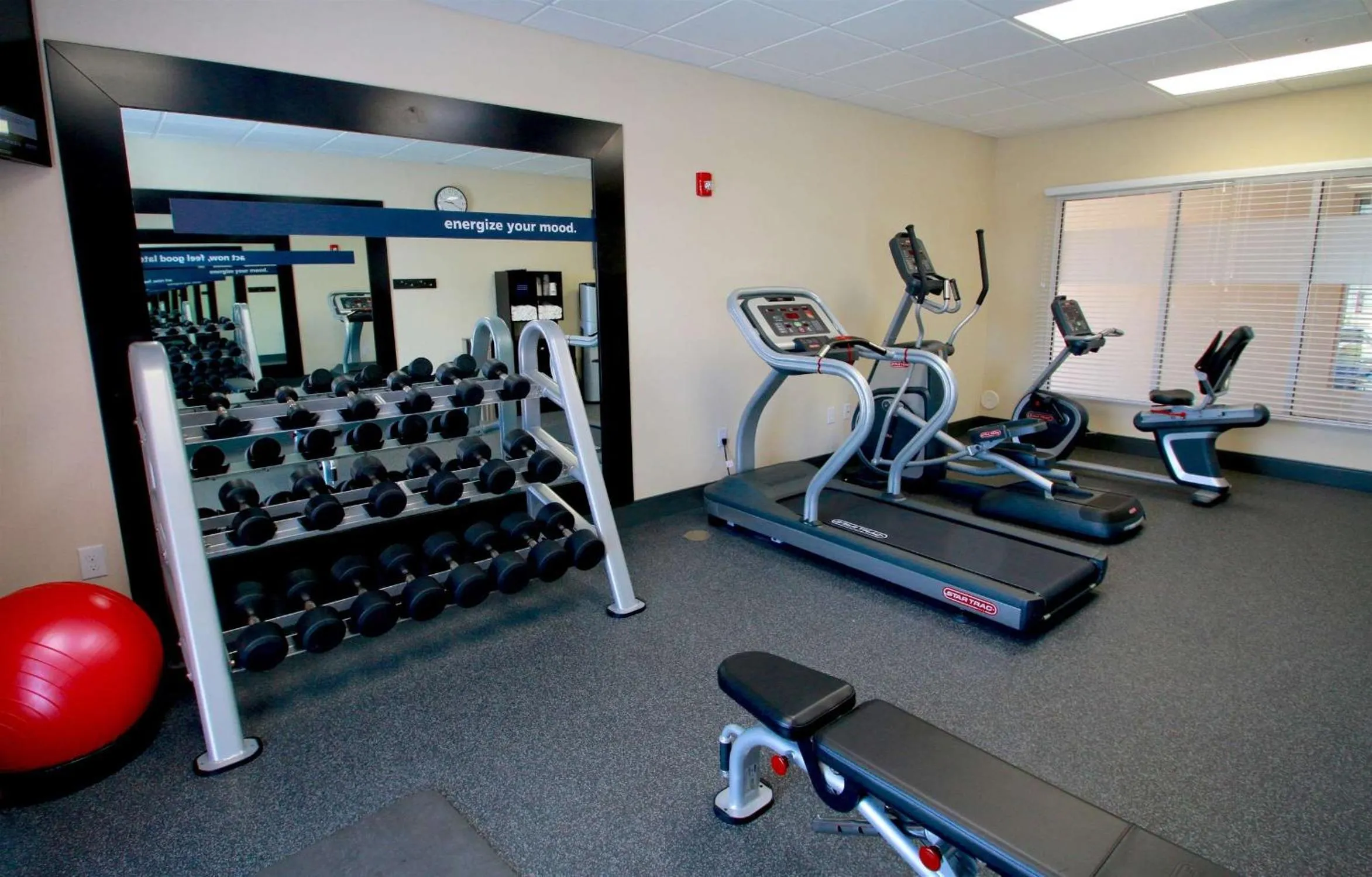 Fitness centre/facilities in Hampton Inn- Suffolk