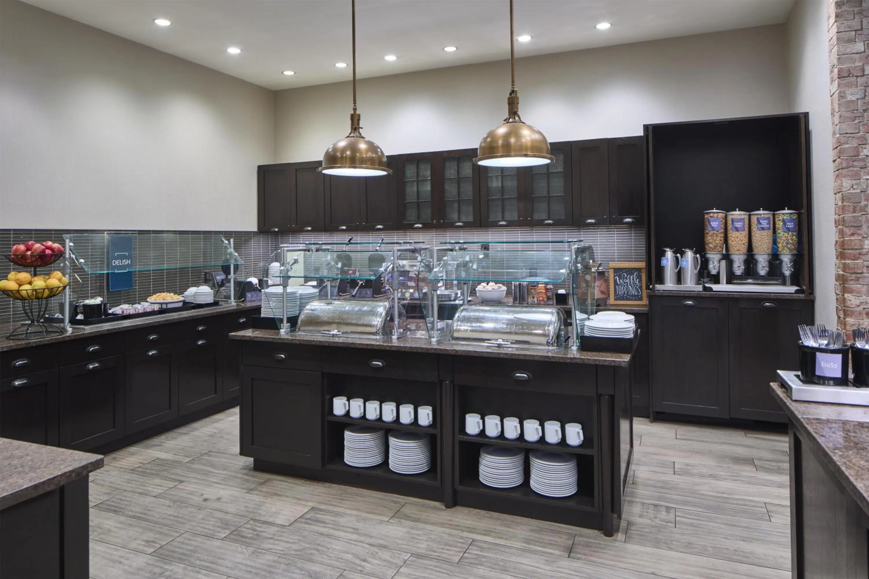 Breakfast in Homewood Suites Savannah Historic District/Riverfront