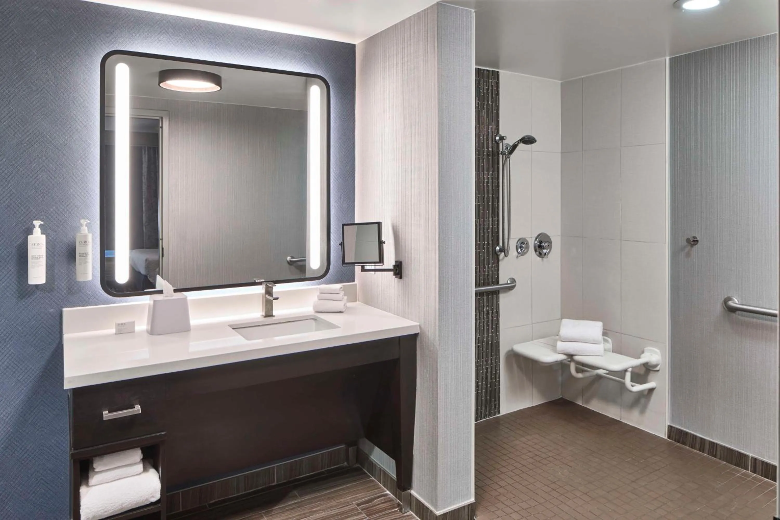 Bathroom in Homewood Suites Savannah Historic District/Riverfront